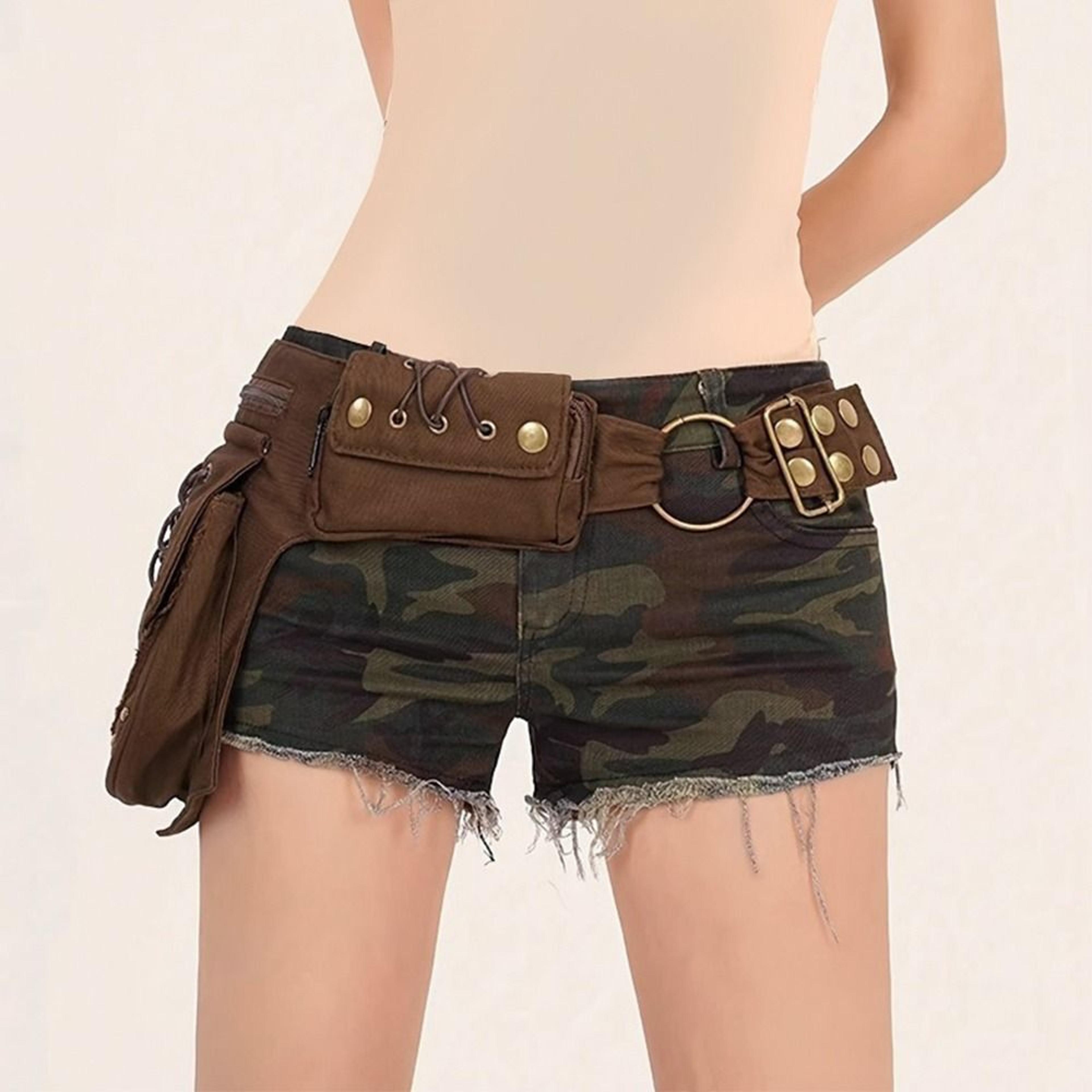 vintage canvas waist pack & phone pouch crossbody travel belt bag