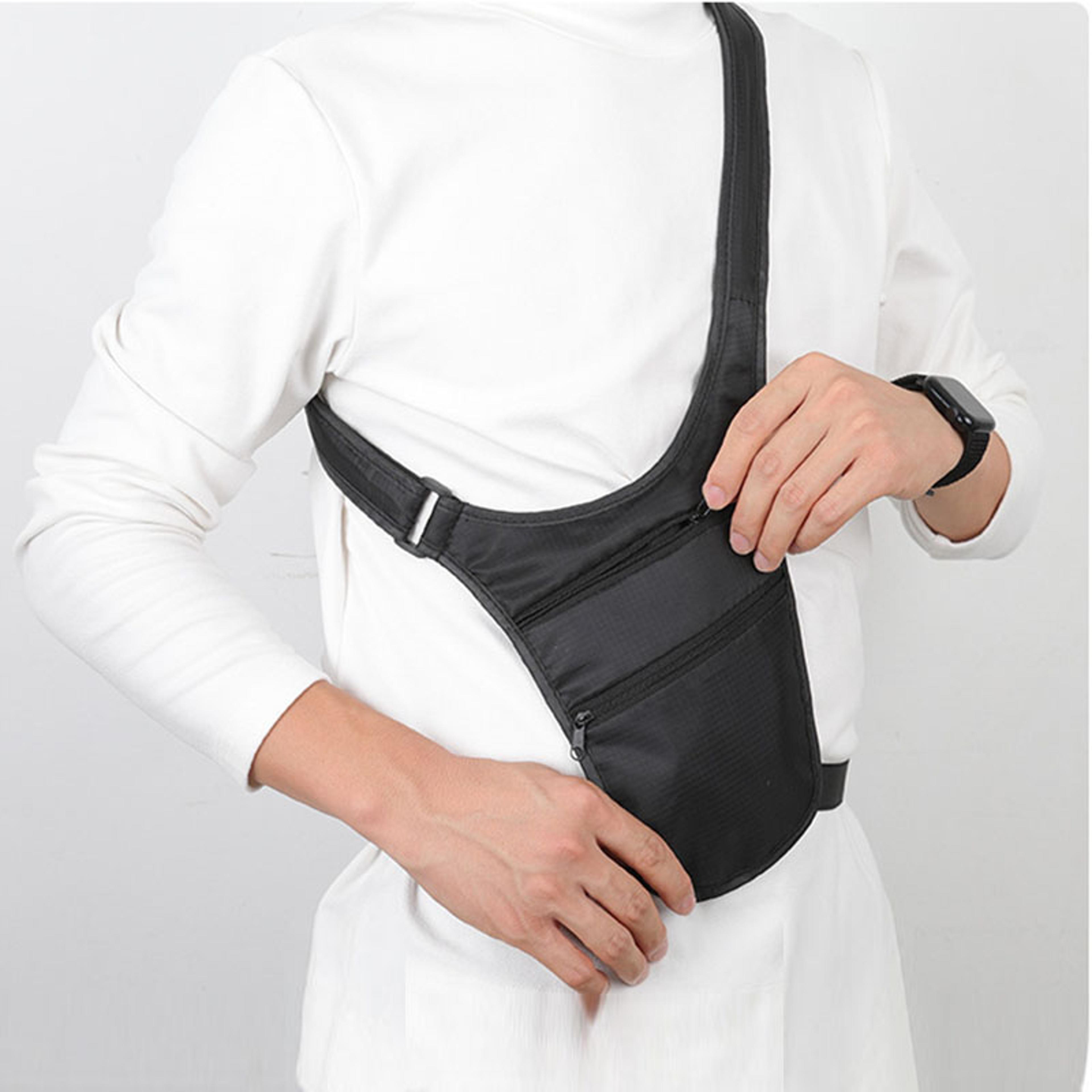 travel hidden waist bag anti theft belt bag waterproof phone pouch