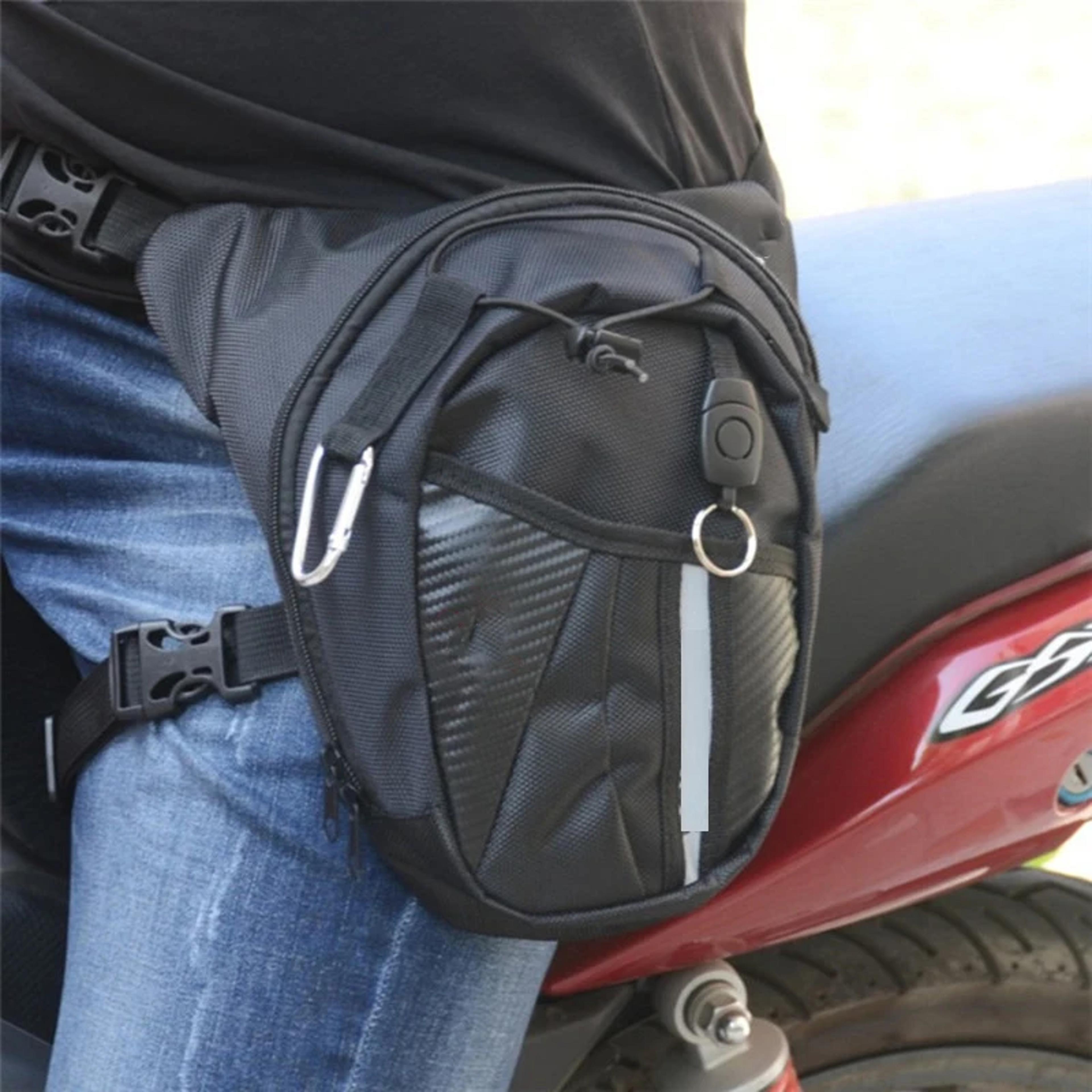 waterproof motorcycle waist pack adjustable thigh leg bag for outdoor riding