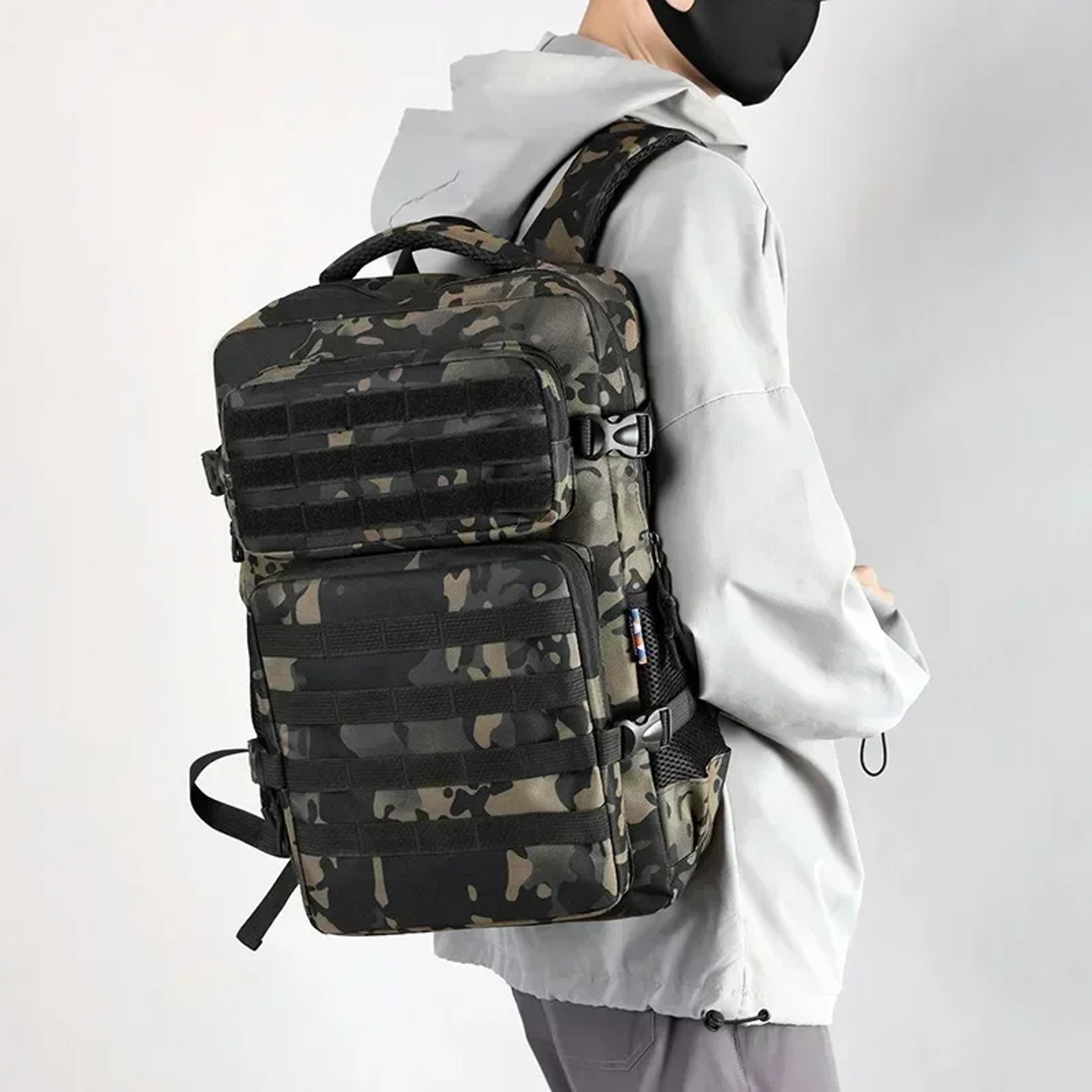 waterproof tactical hiking backpack nylon outdoor rucksack