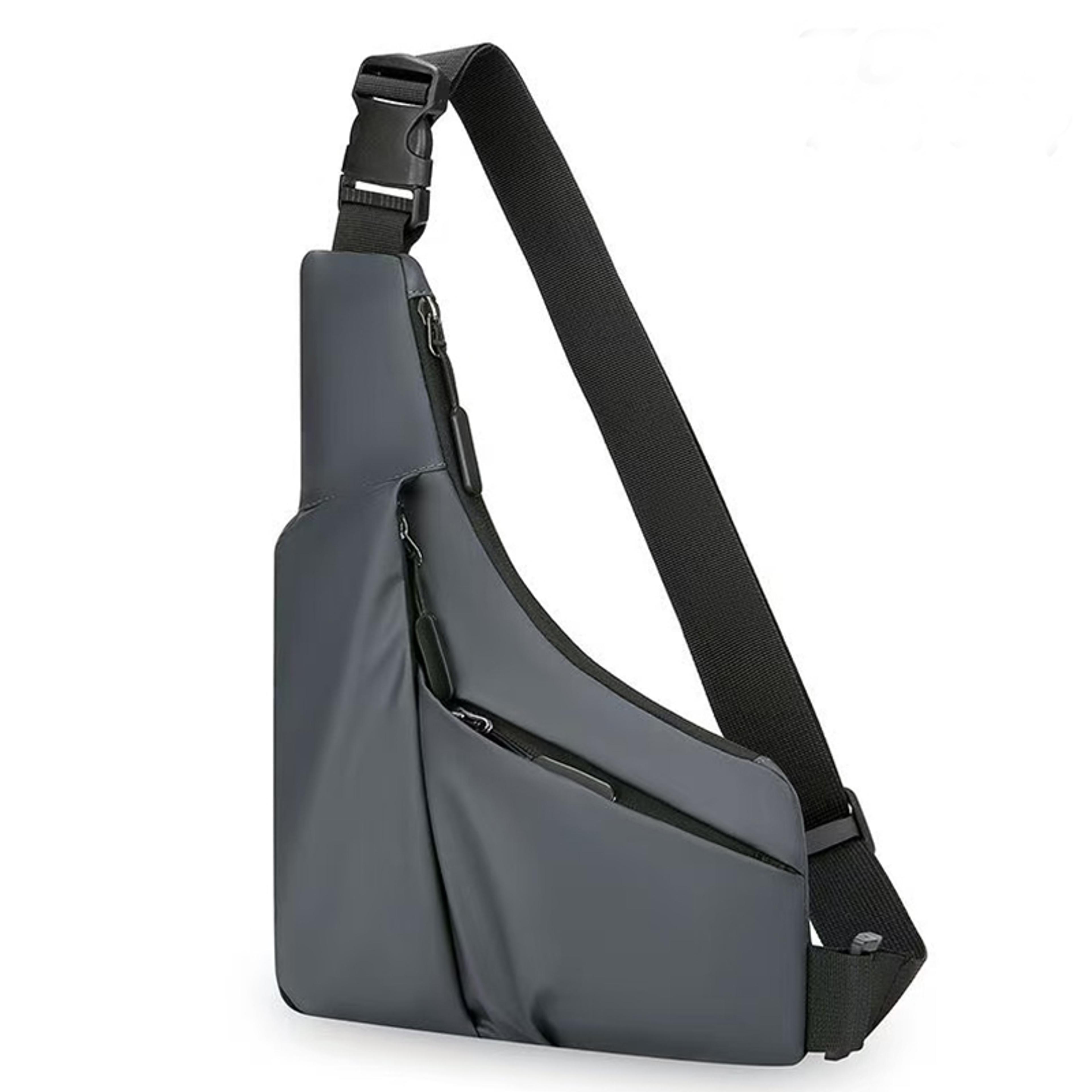 men lightweight chest bag outdoor crossbody sling bag for travel hiking and daily use