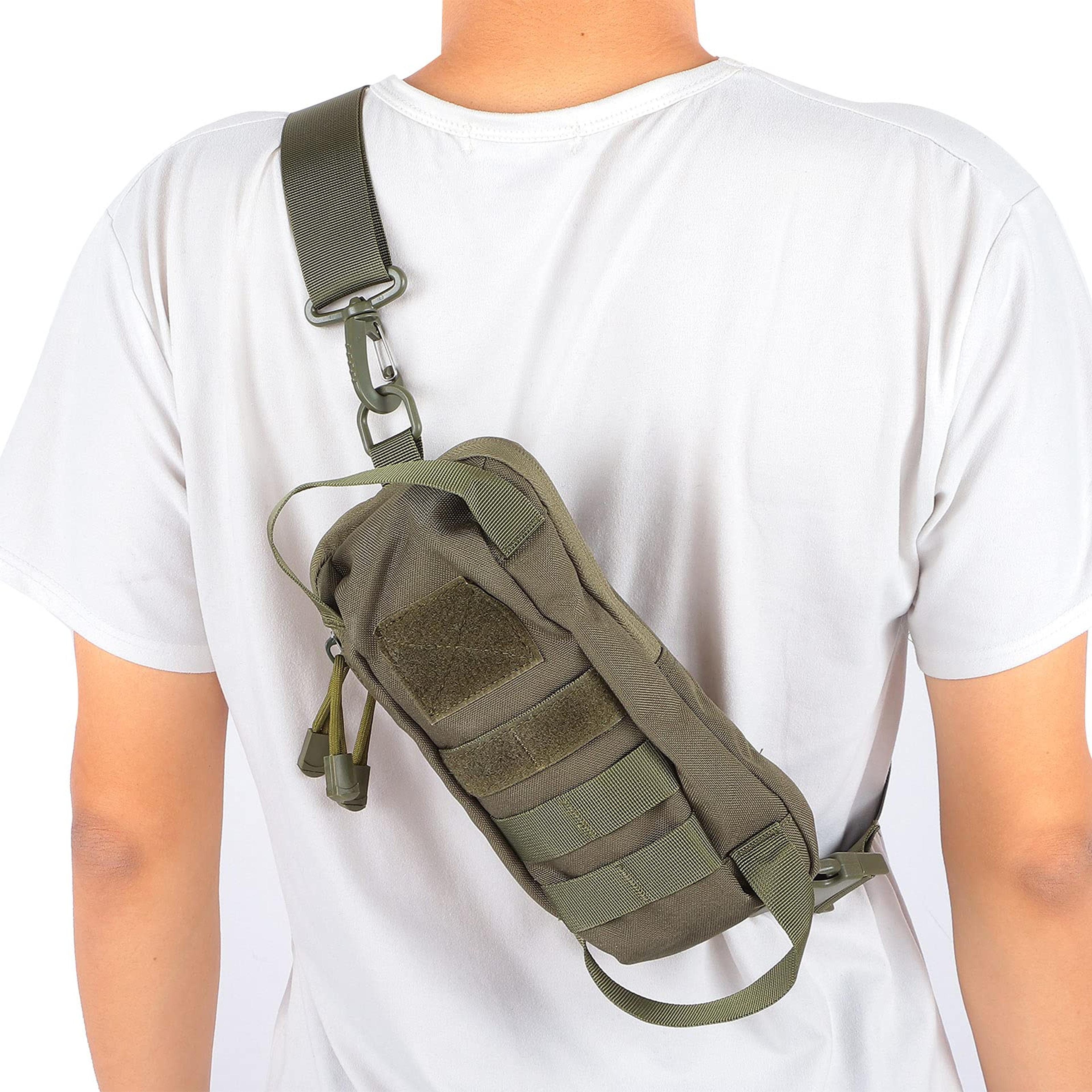 tactical chest bag for men waterproof military sling pack outdoor travel backpack