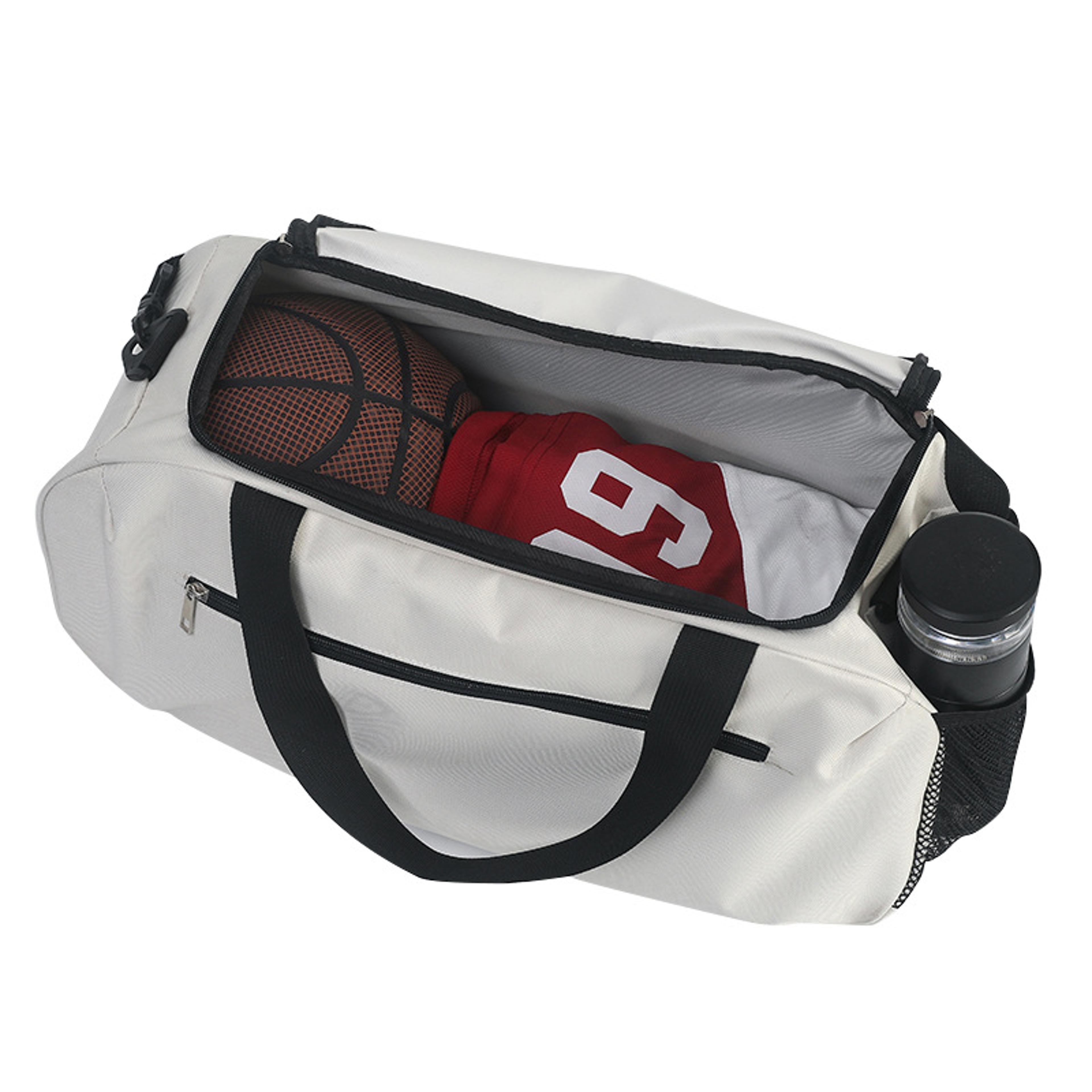 large capacity waterproof gym duffel bag for sports travel basketball & fitness