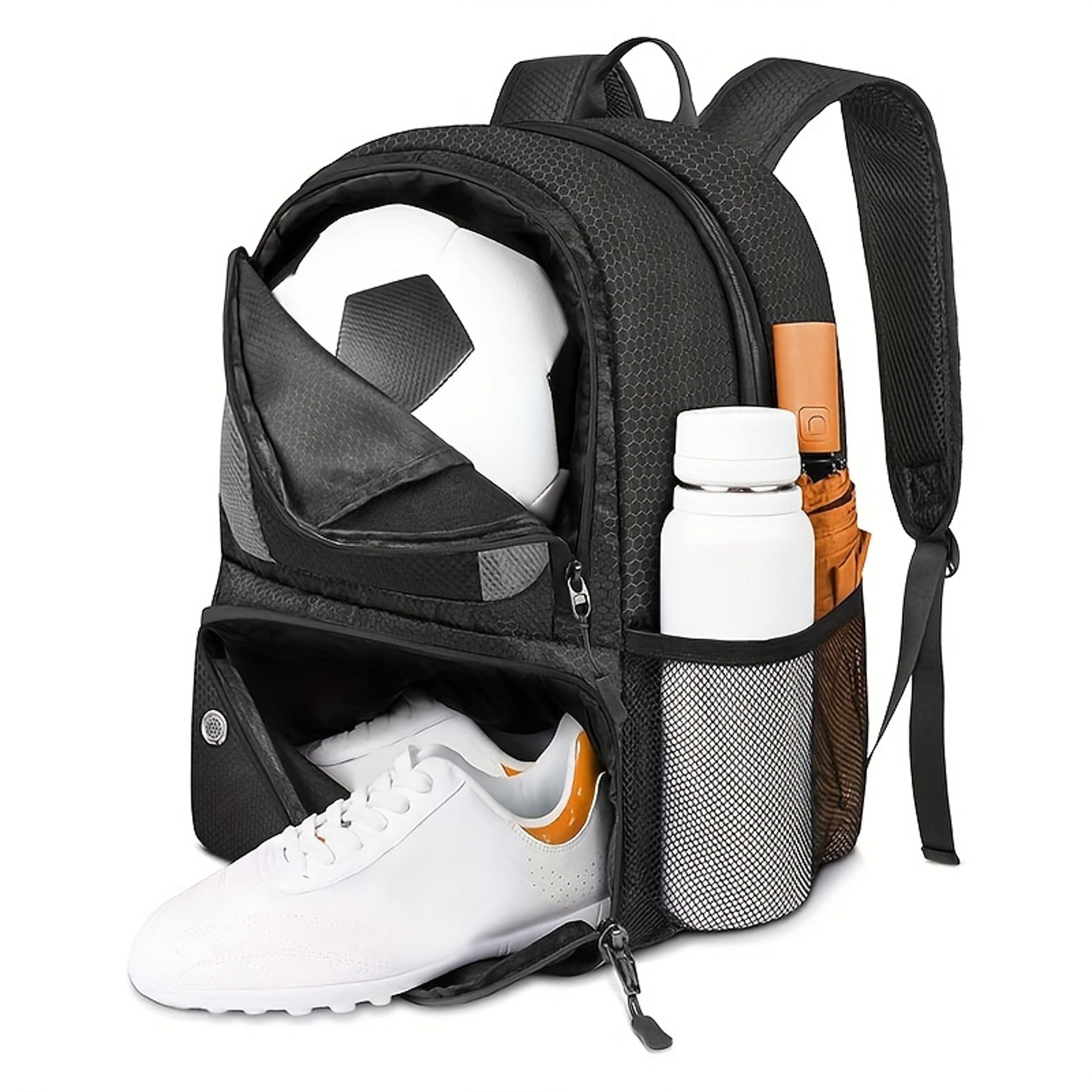waterproof sports ball bag with shoulder strap and ball stand for soccer basketball volleyball