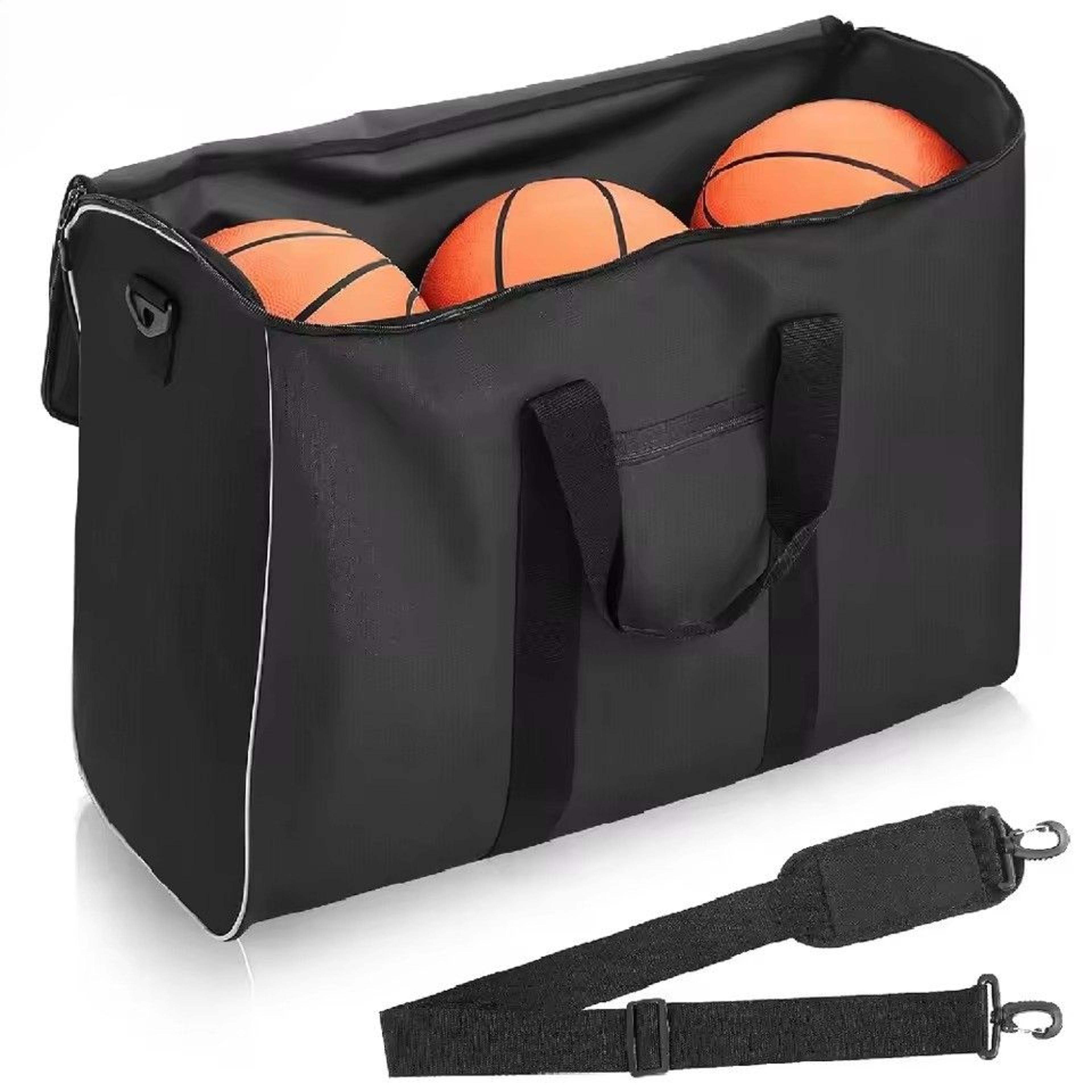 heavy duty basketball carrier bag for balls team practice sports ball storage bag