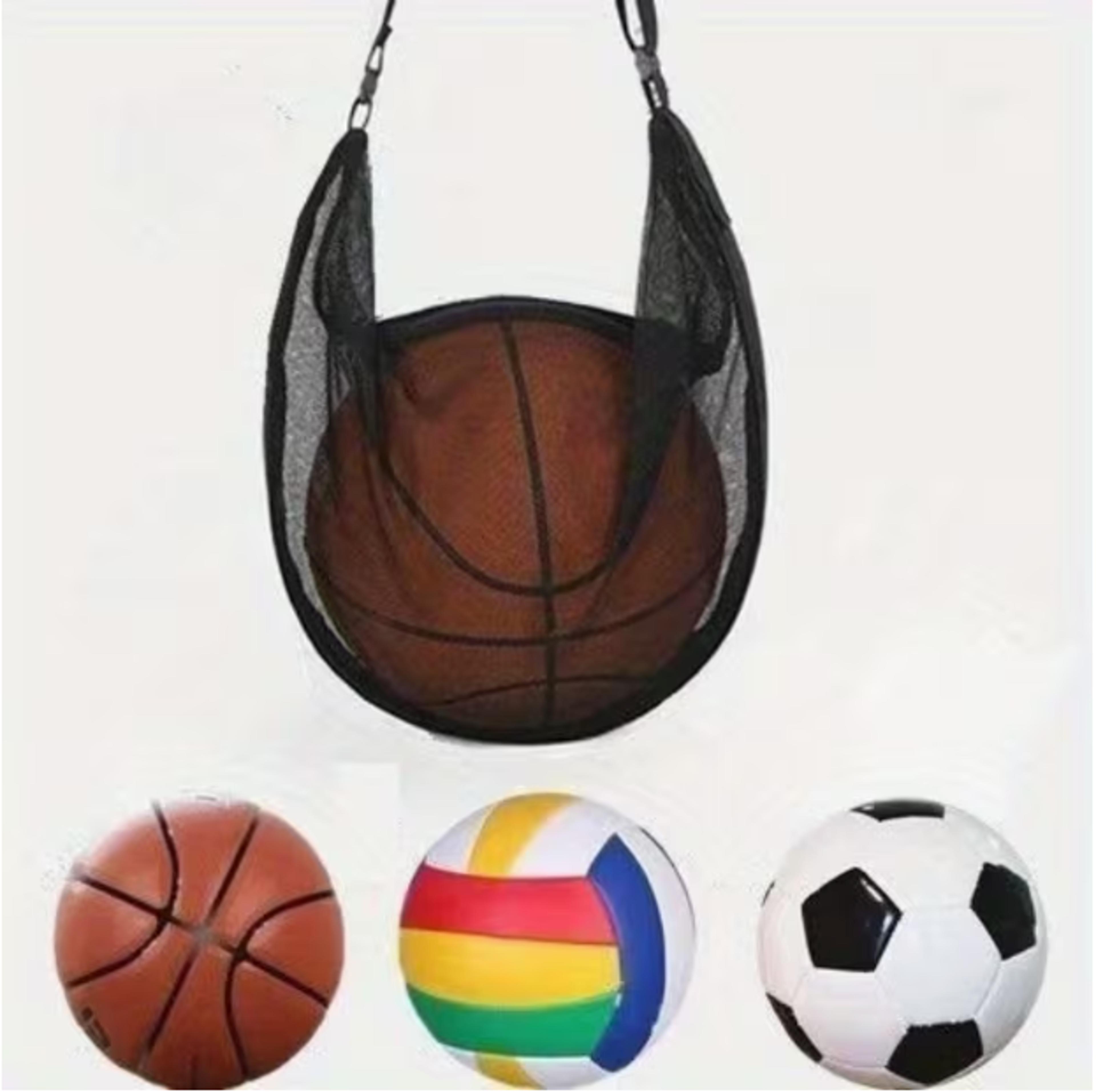 portable basketball bag crossbody ball storage bag for basketball, soccer, volleyball & bowling