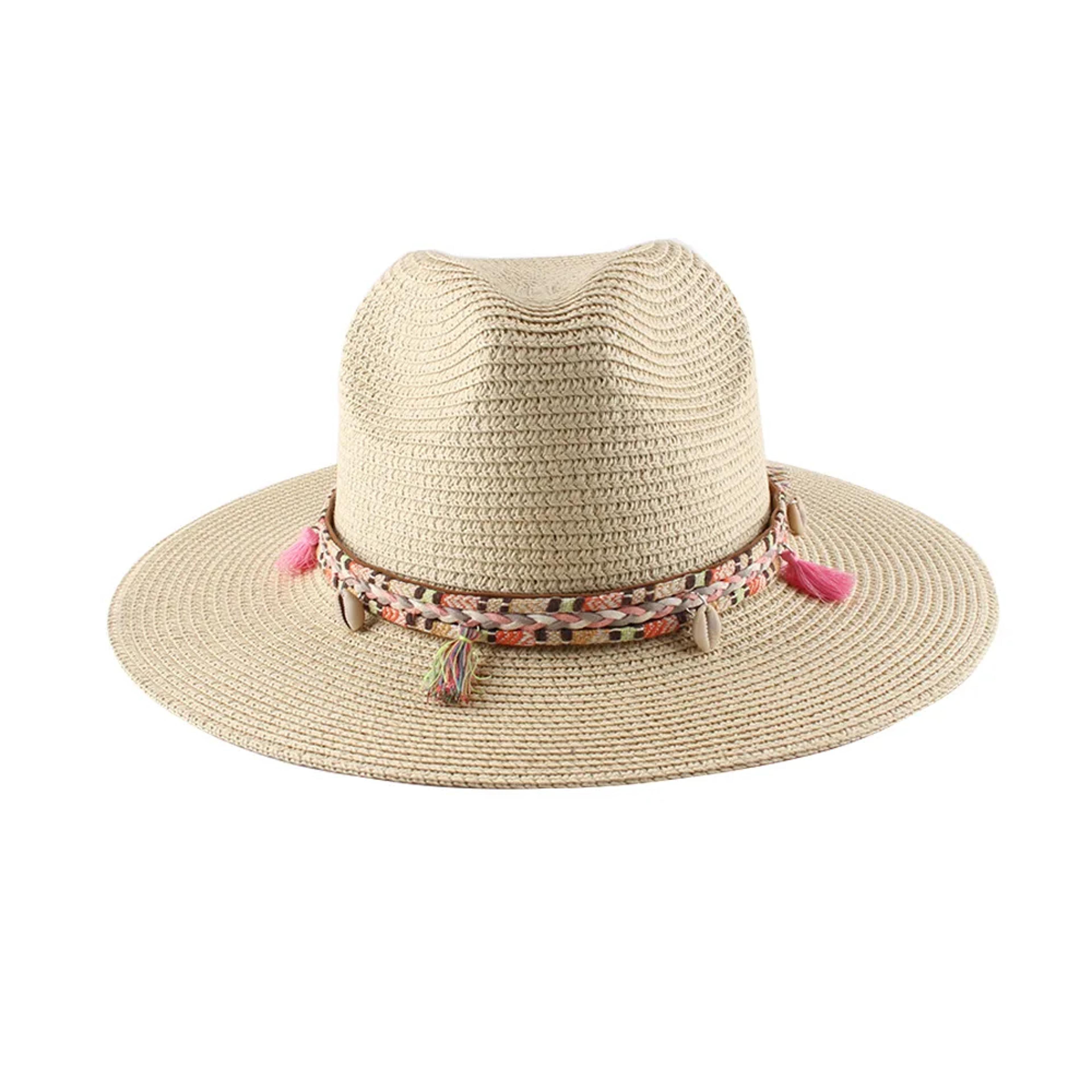 women's panama hat wide brim uv protection beach sun hat