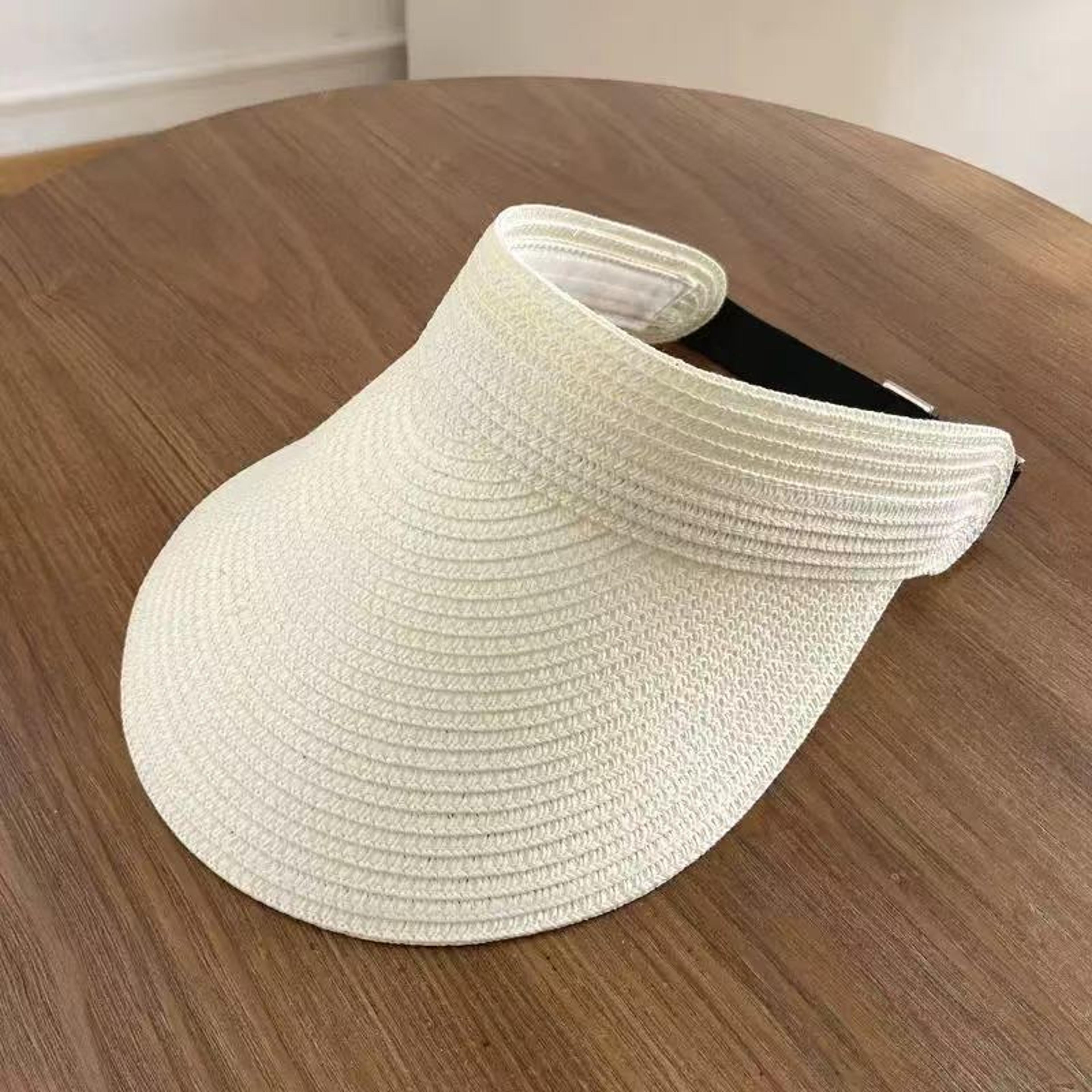 foldable wide brim sun hat for women uv protection straw beach travel hat