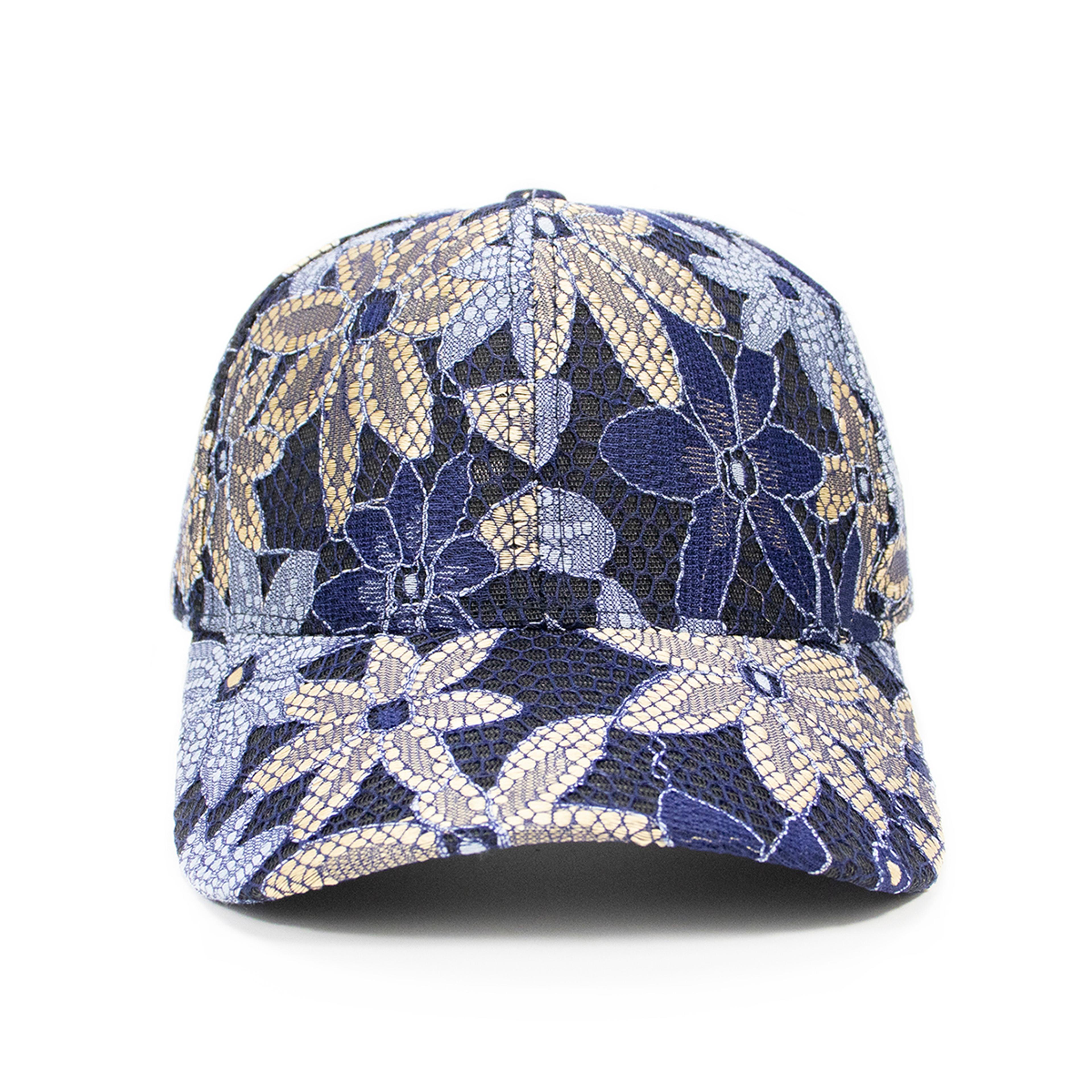 elegant lace baseball cap for women breathable floral summer sun hat