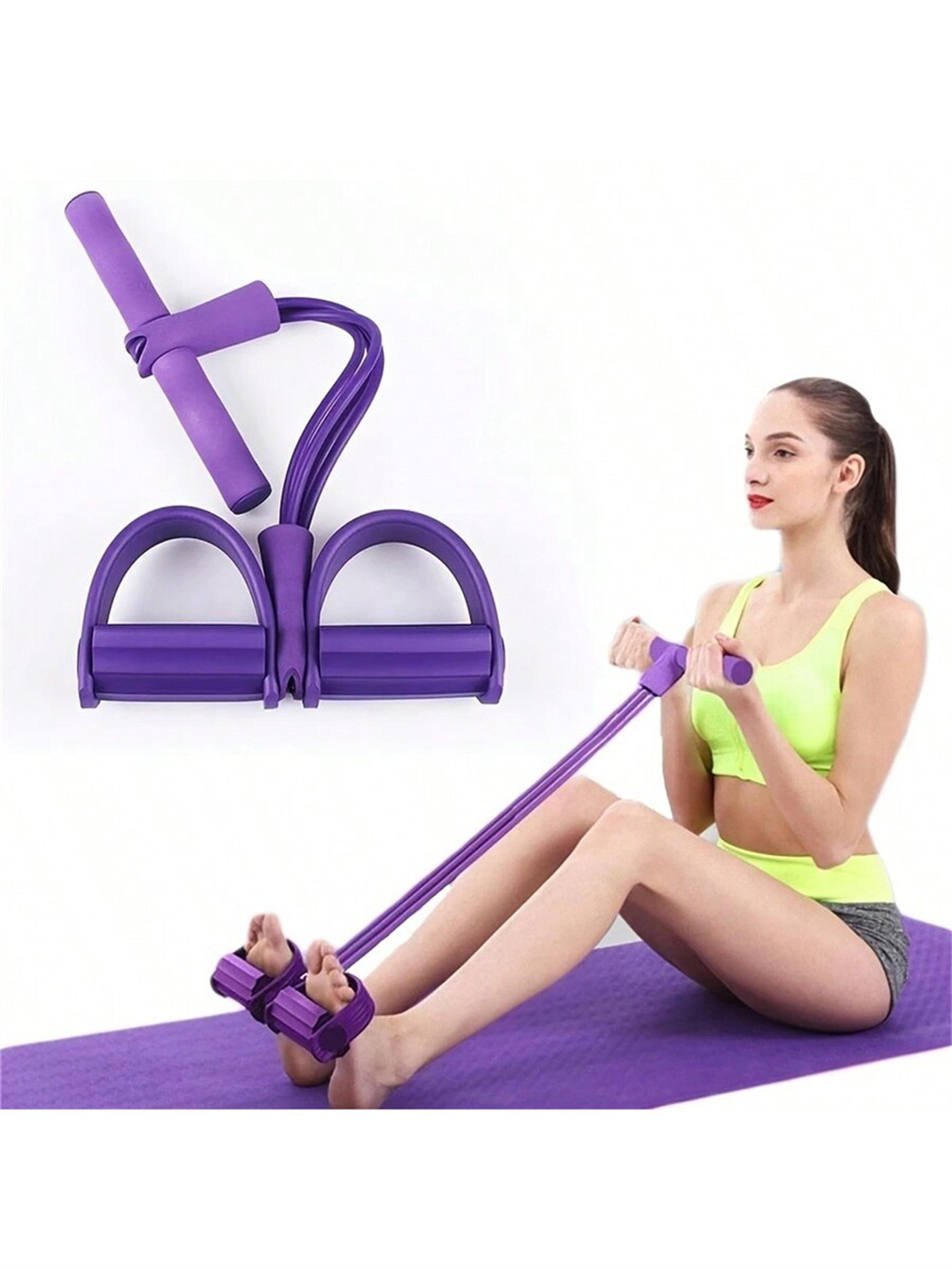full body pedal resistance bands for home workout & yoga stretch training