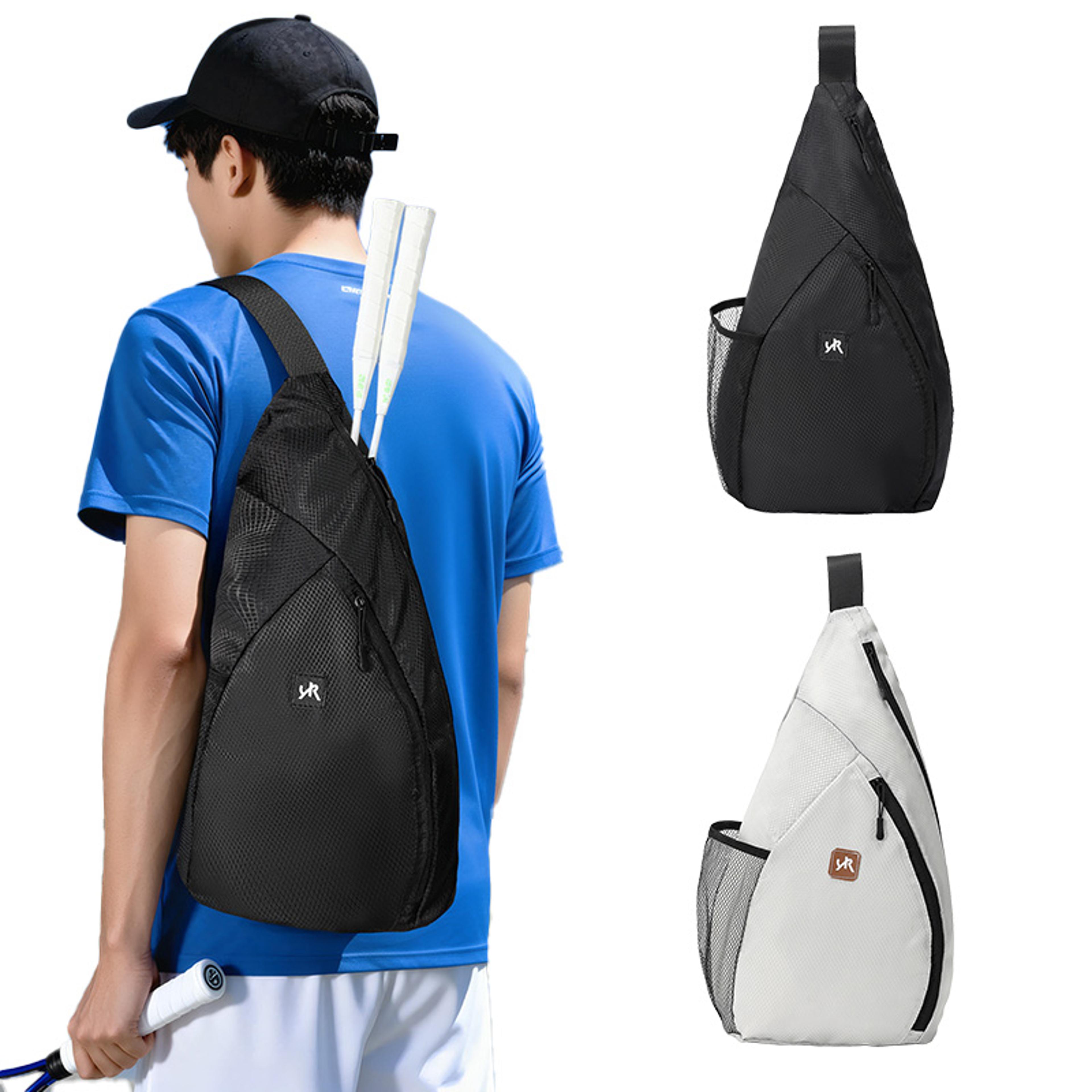 tennis racket bag large capacity sports sling crossbody backpack