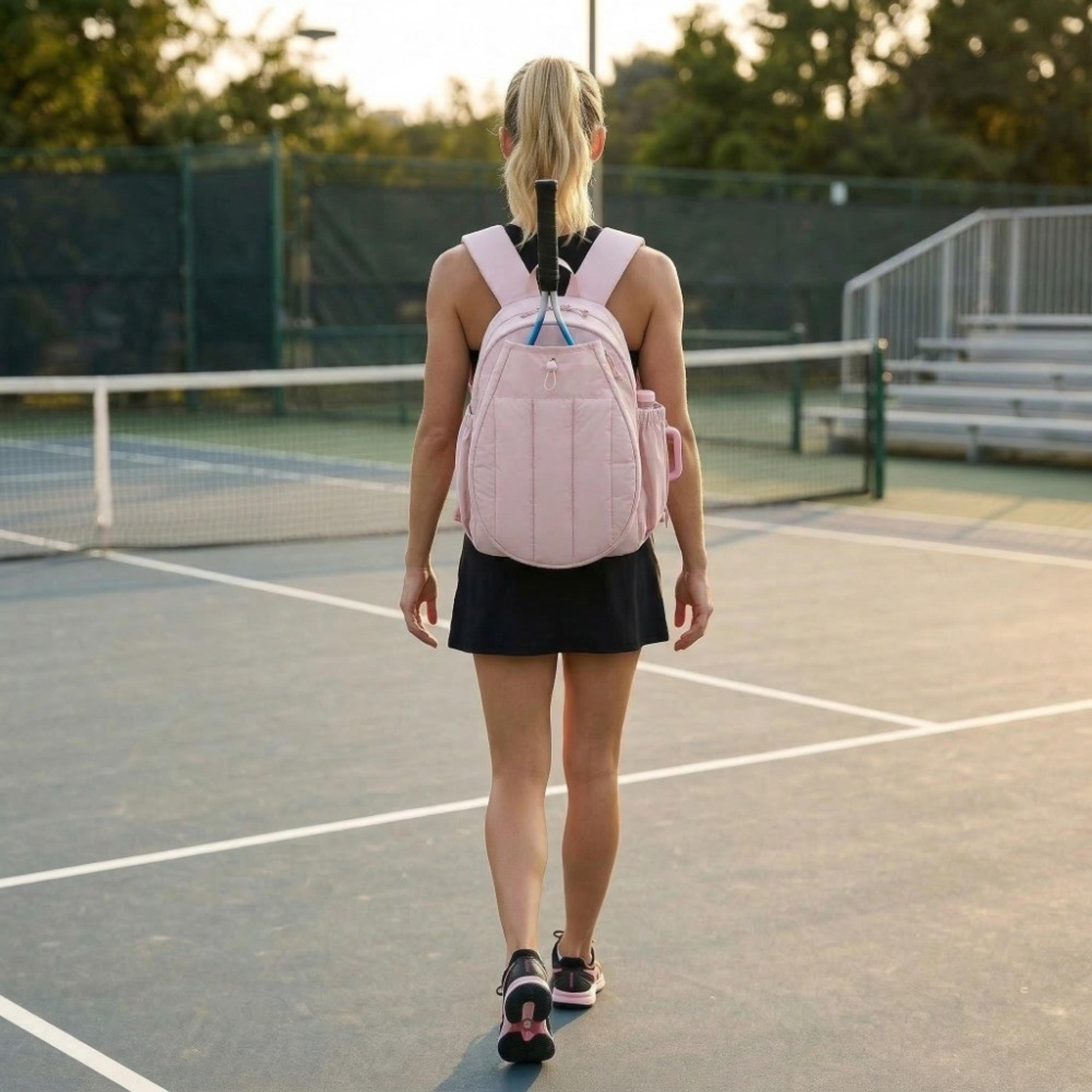 tennis backpack waterproof tennis racket bag for pickleball, gym & travel