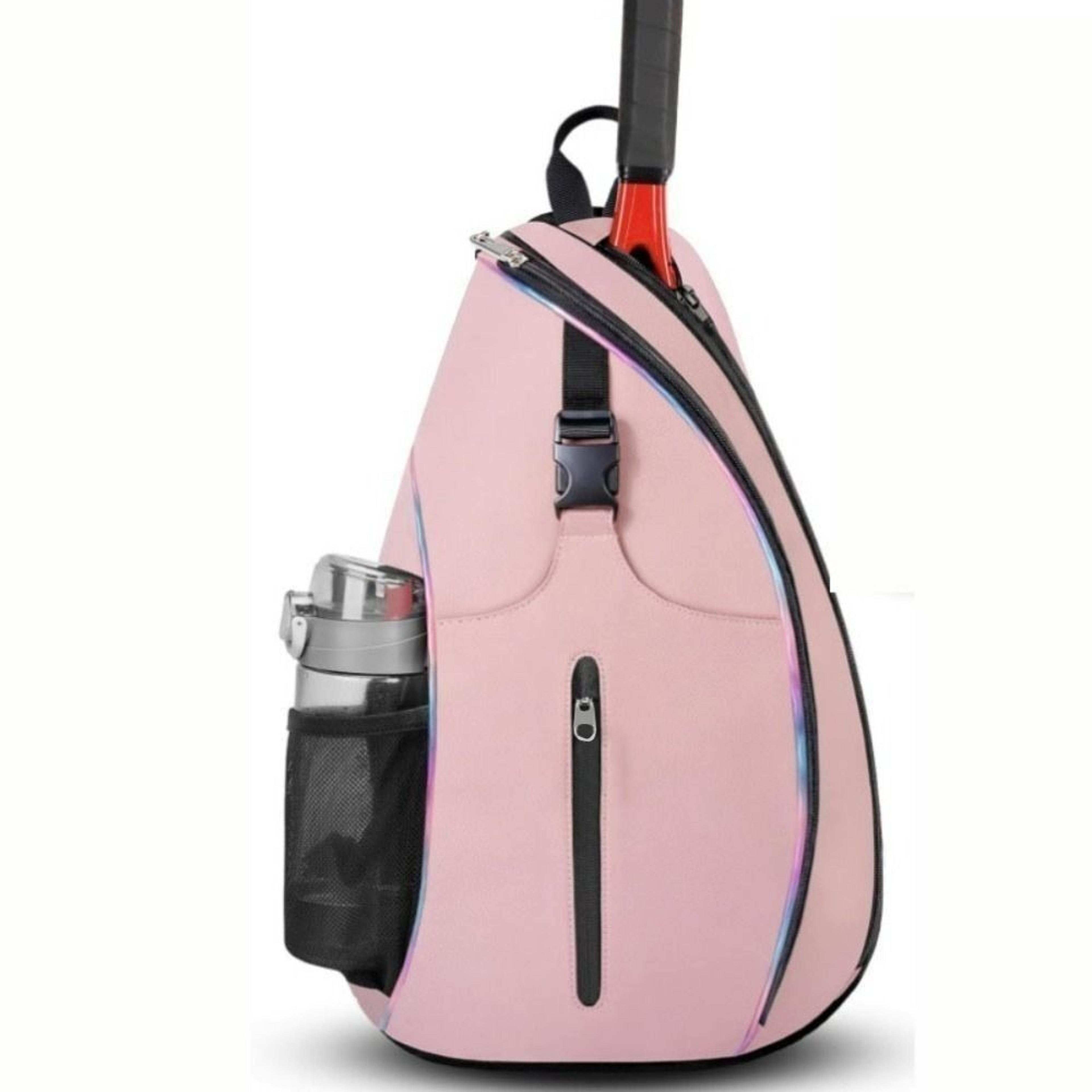 portable pickleball backpack large capacity tennis racket bag with reversible shoulder design