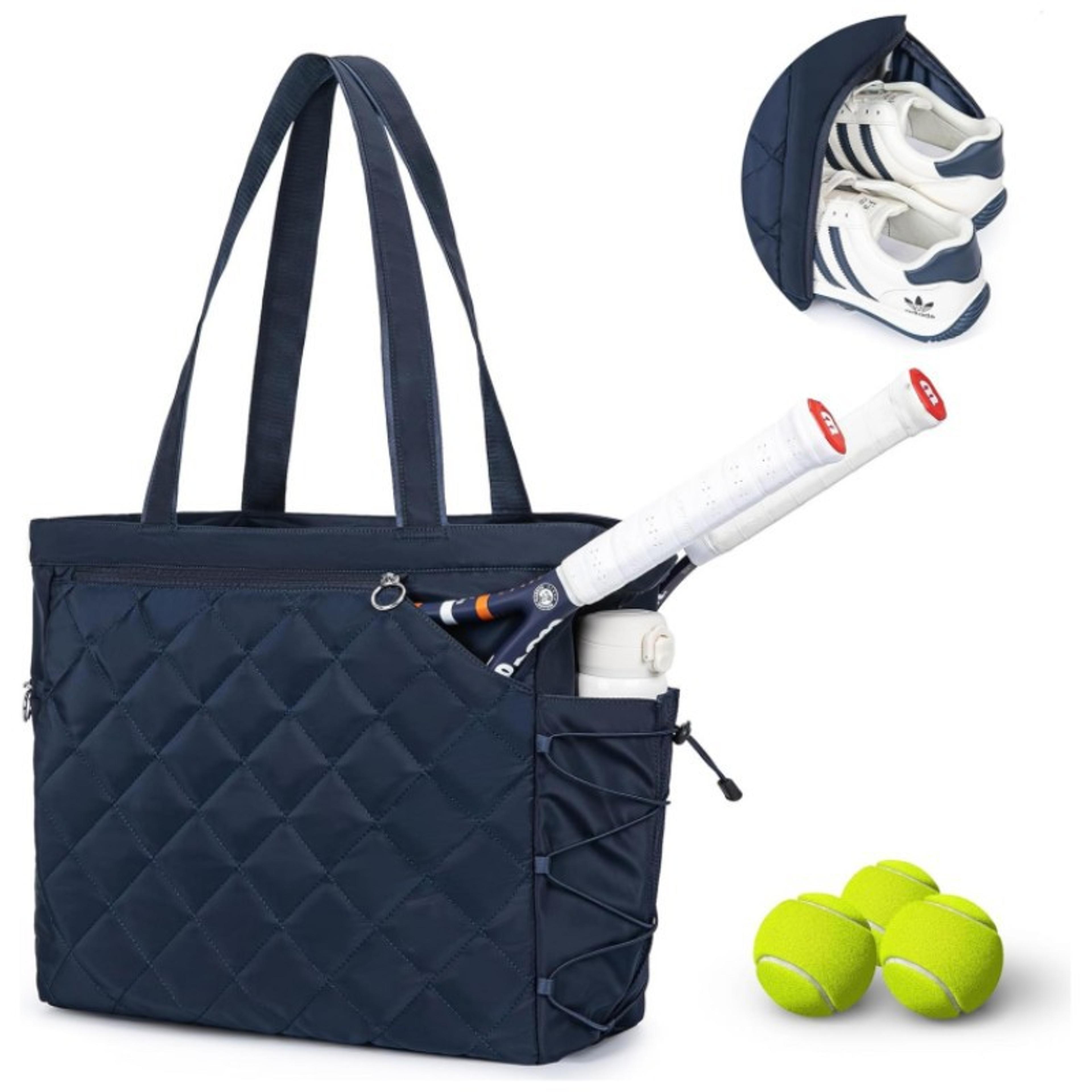 tennis racket bag with shoe compartment waterproof sports shoulder bag for rackets