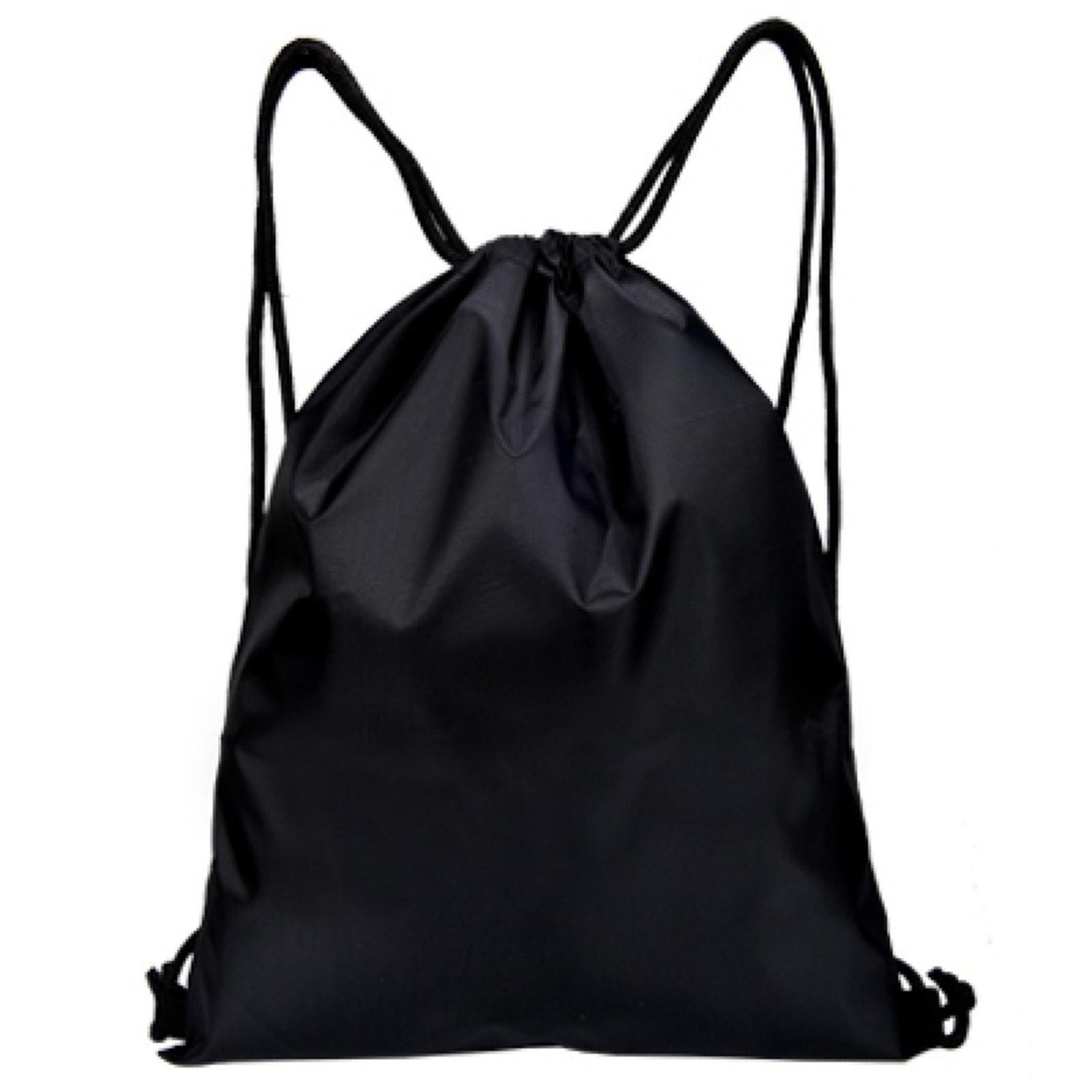 drawstring backpack large capacity gym sackpack for sports, travel & beach