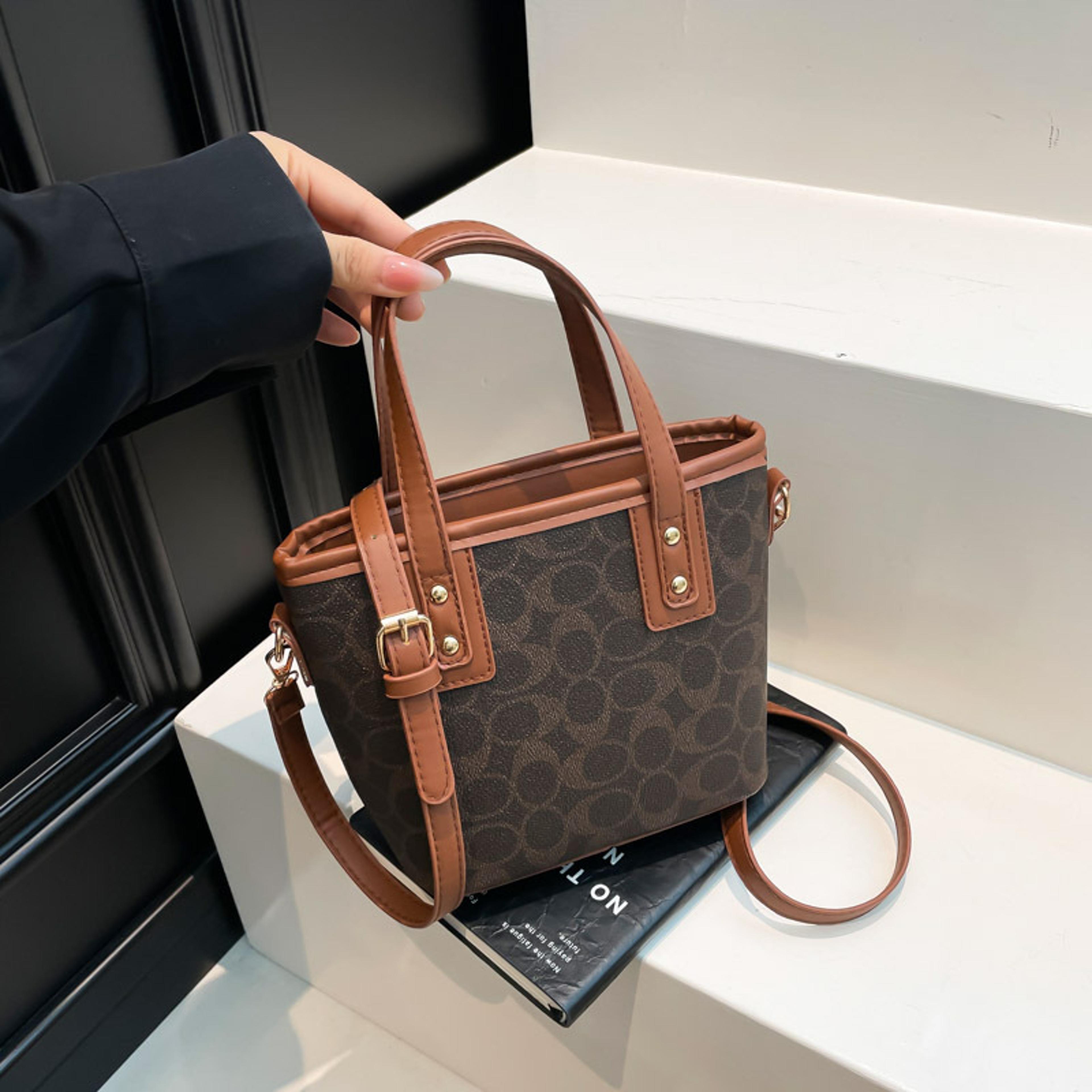 textured women's crossbody bag korean style bucket handbag for everyday fashion