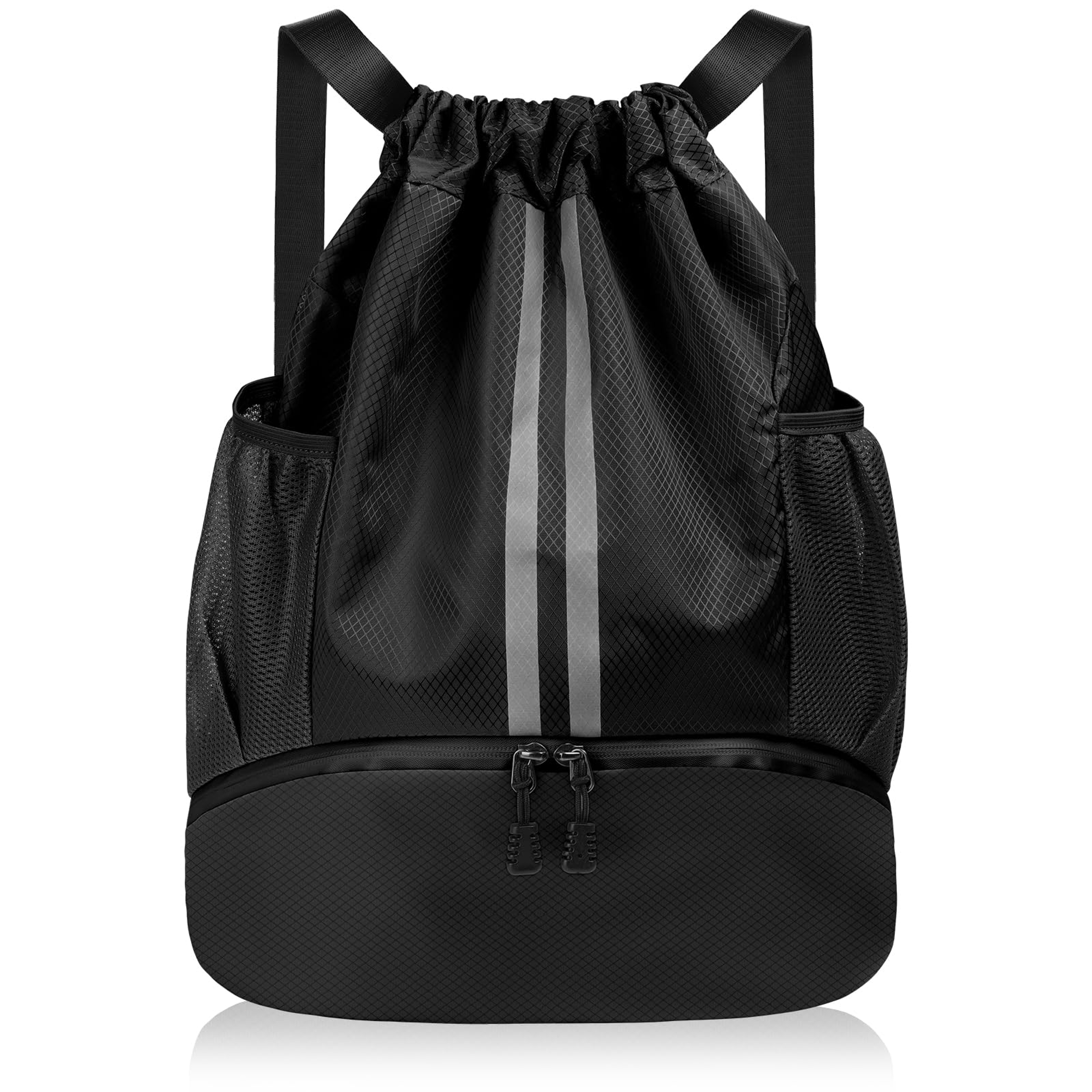 large capacity gym backpack sports travel backpack with shoe storage for fitness, camping & weekend trips