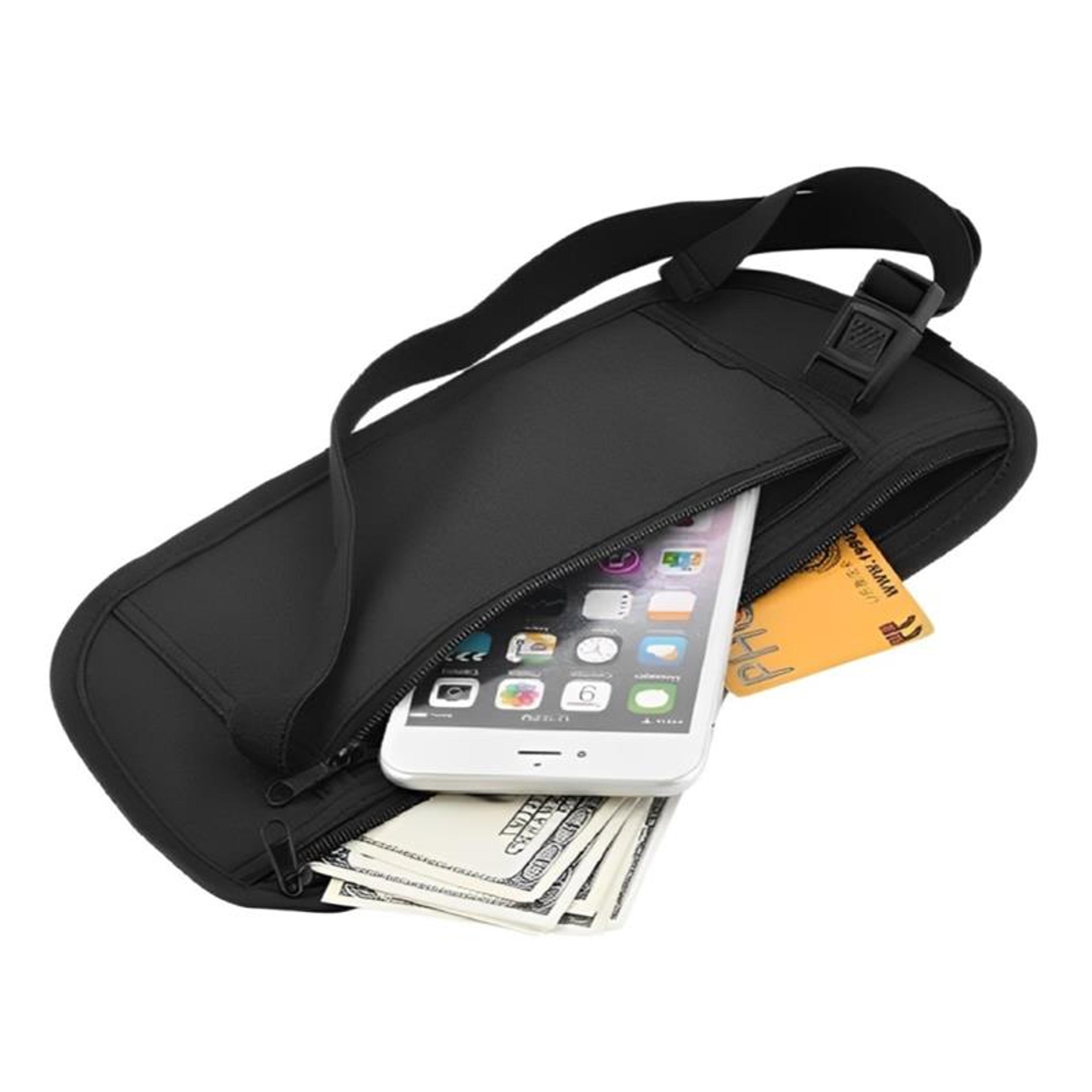 hidden money belt travel waist pack for running, travel & everyday security