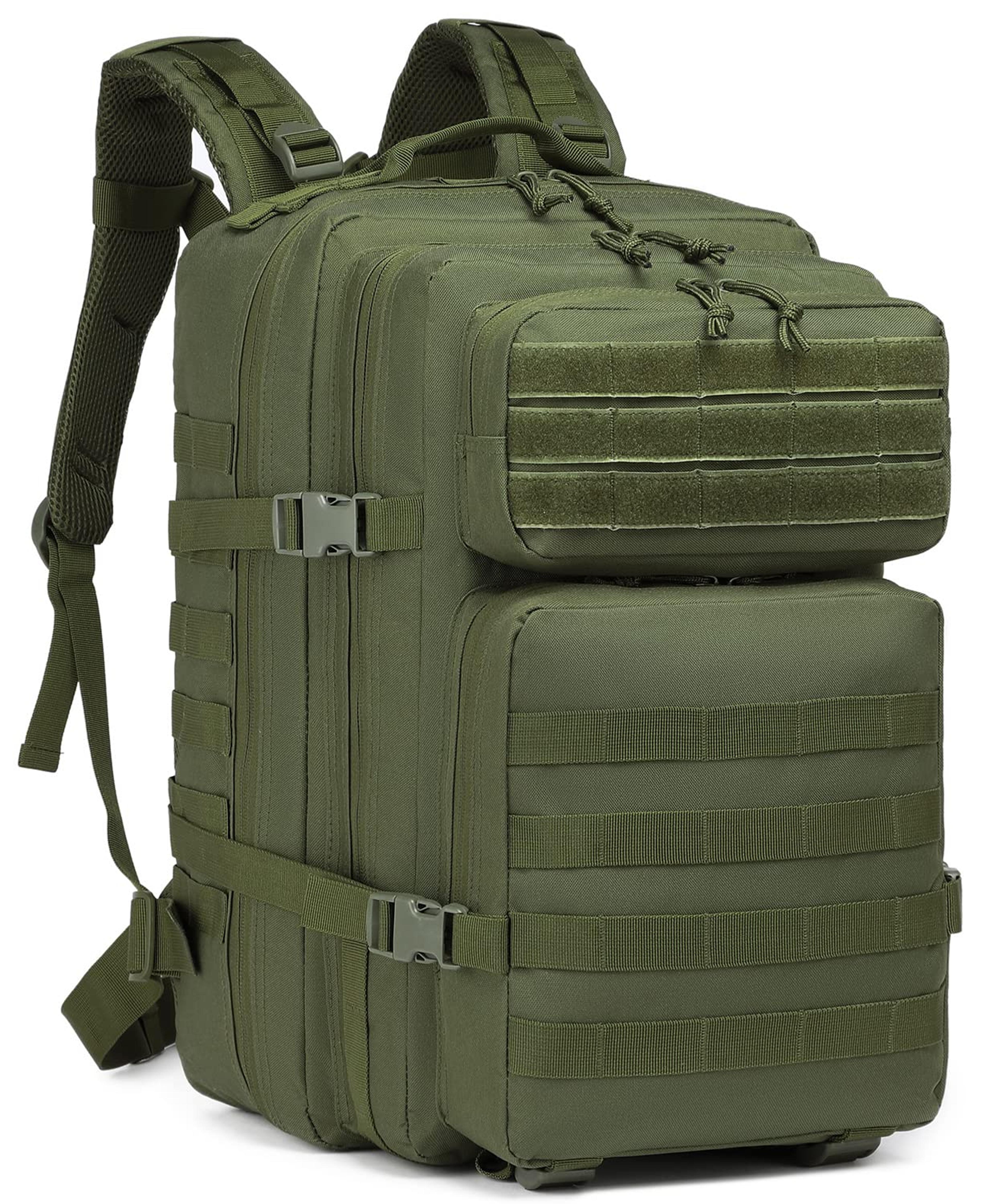 tactical backpack with molle system for hiking, camping & everyday adventure