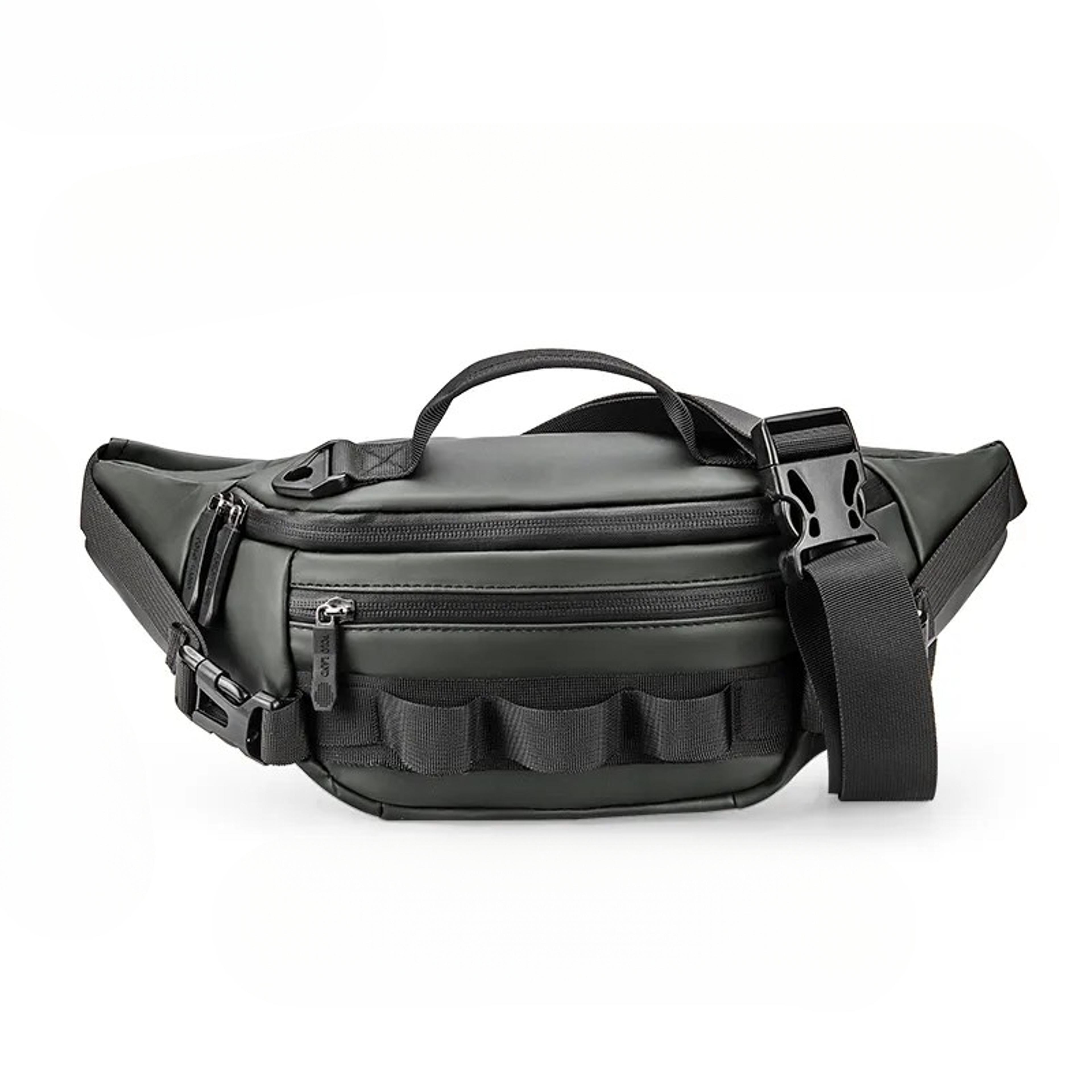 heavy duty tool waist bag utility crossbody tool pouch for electricians, technicians & diy work