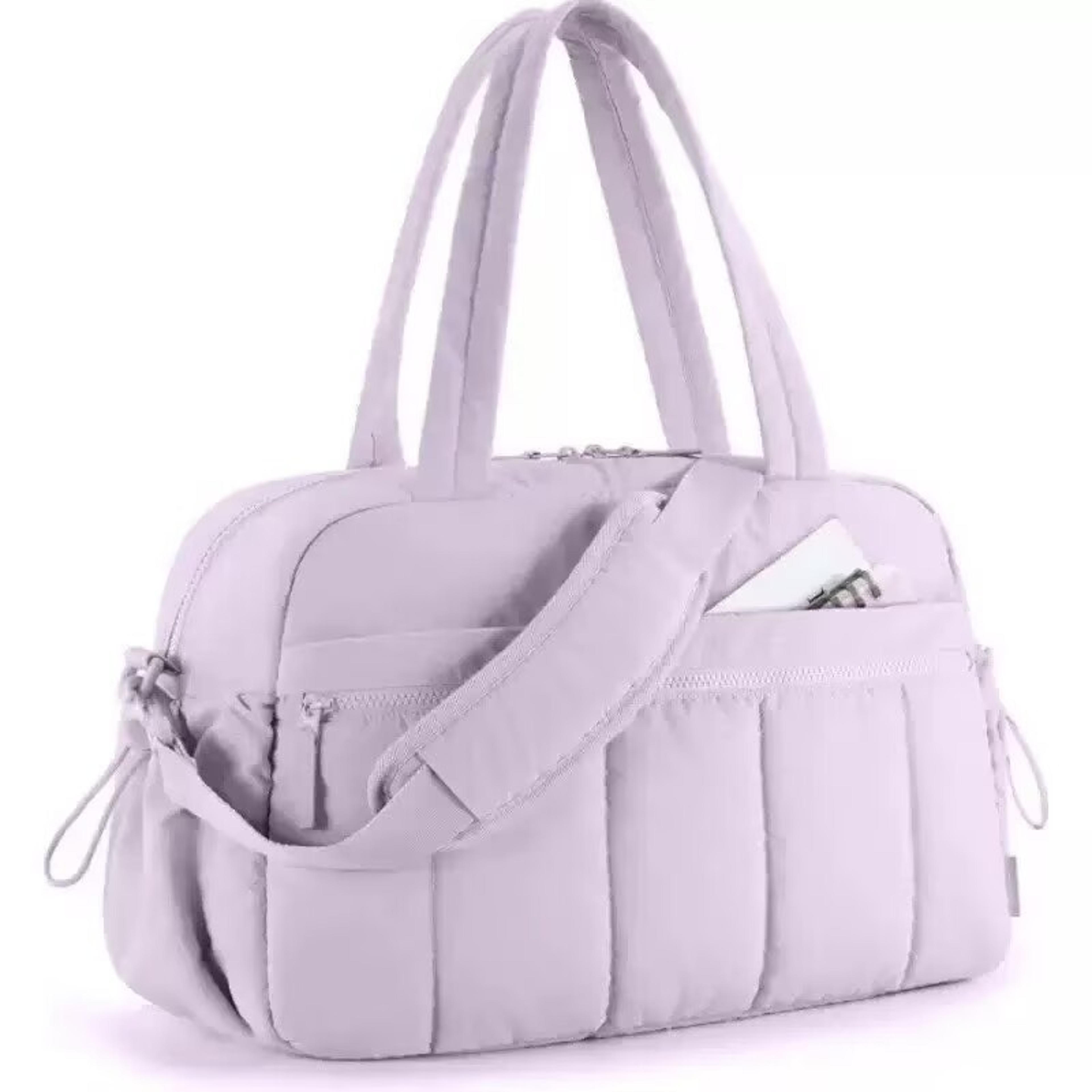 lightweight travel duffel bag for women large capacity waterproof weekender bag