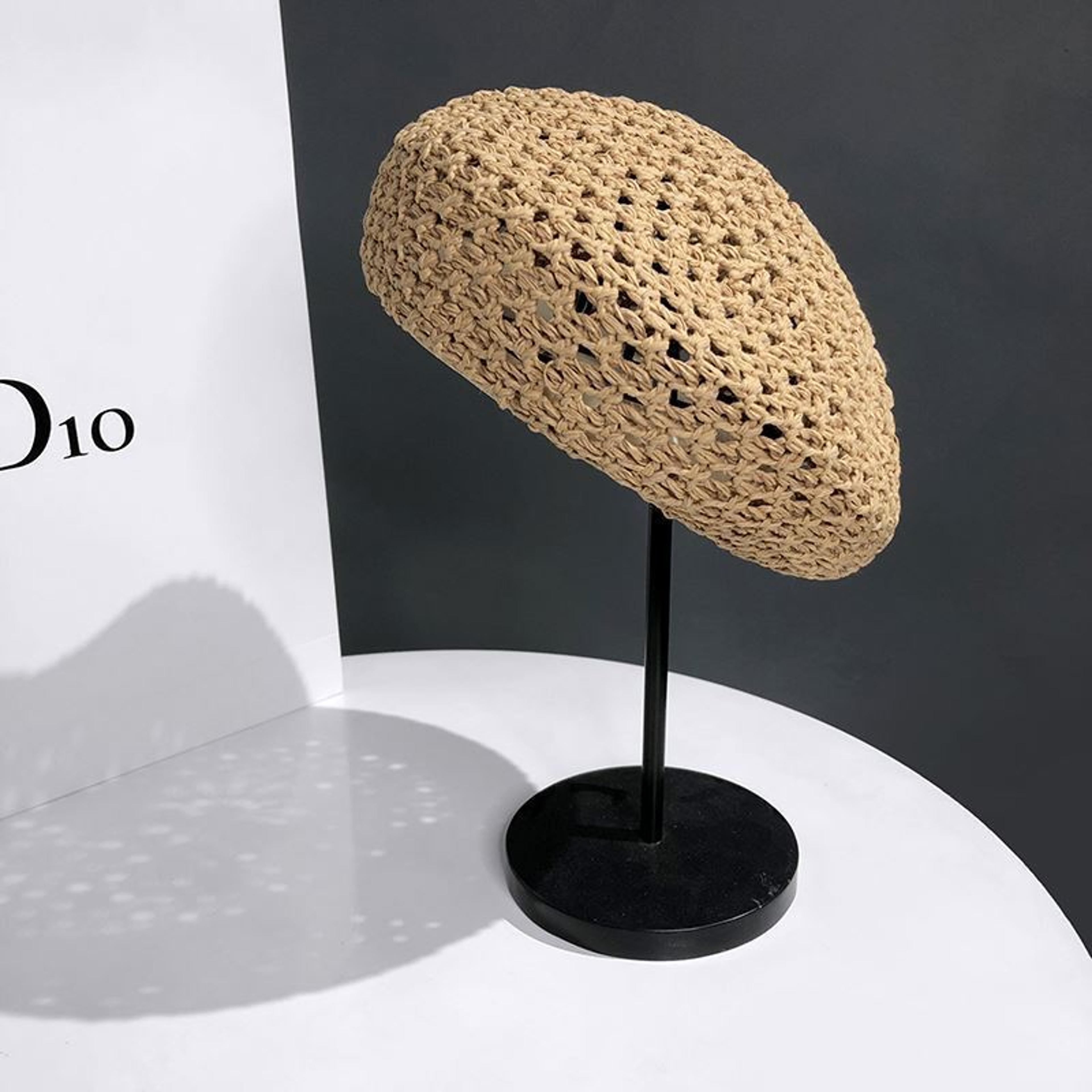 breathable summer beret hat for women lightweight british style sunshade hat