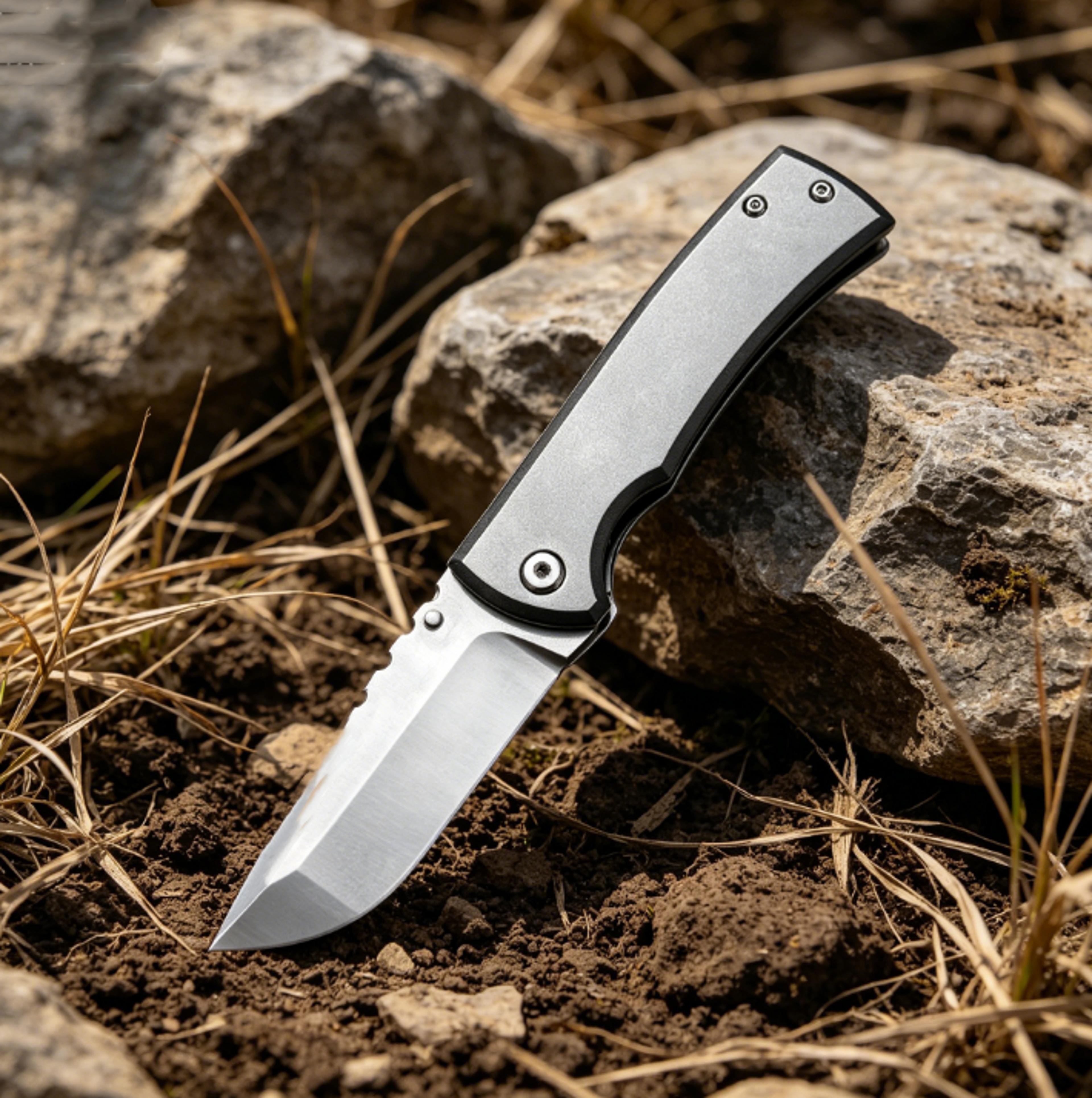 folding knife portable pocket knife for camping, hiking & everyday carry