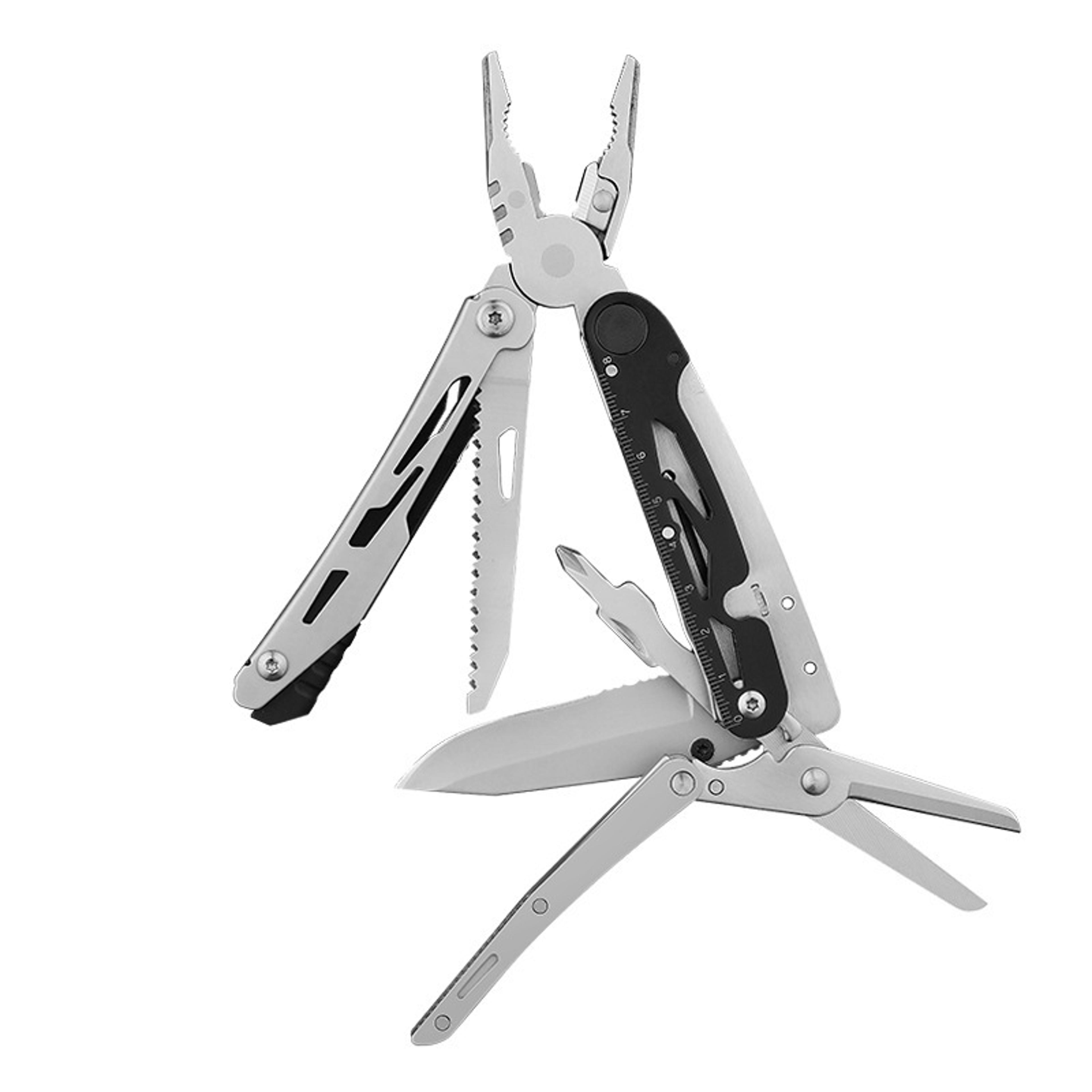 stainless steel multitool pliers folding multi tool for camping survival and everyday edc
