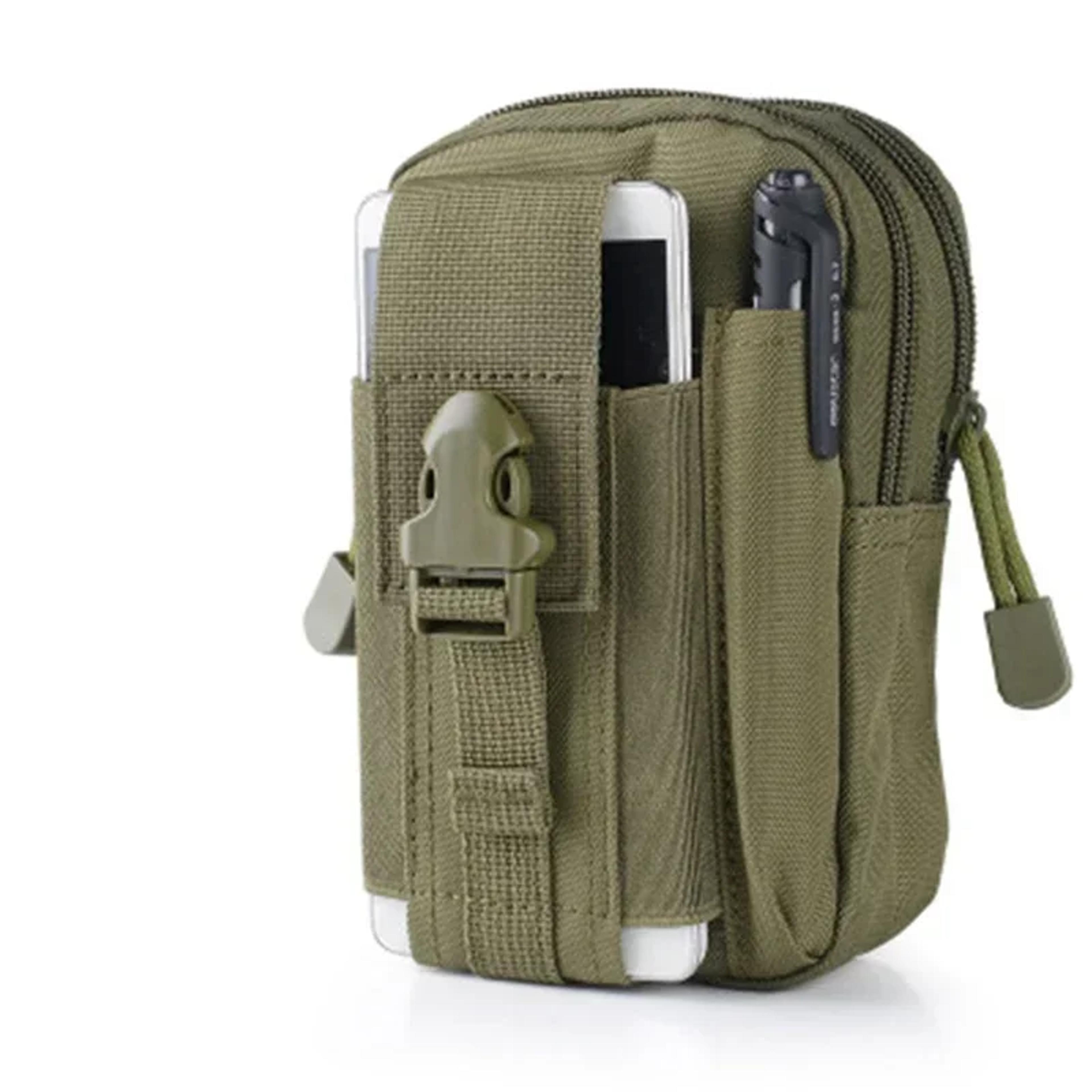 tactical waist bag with molle pouch multi pocket edc waist pack for hiking, camping & travel
