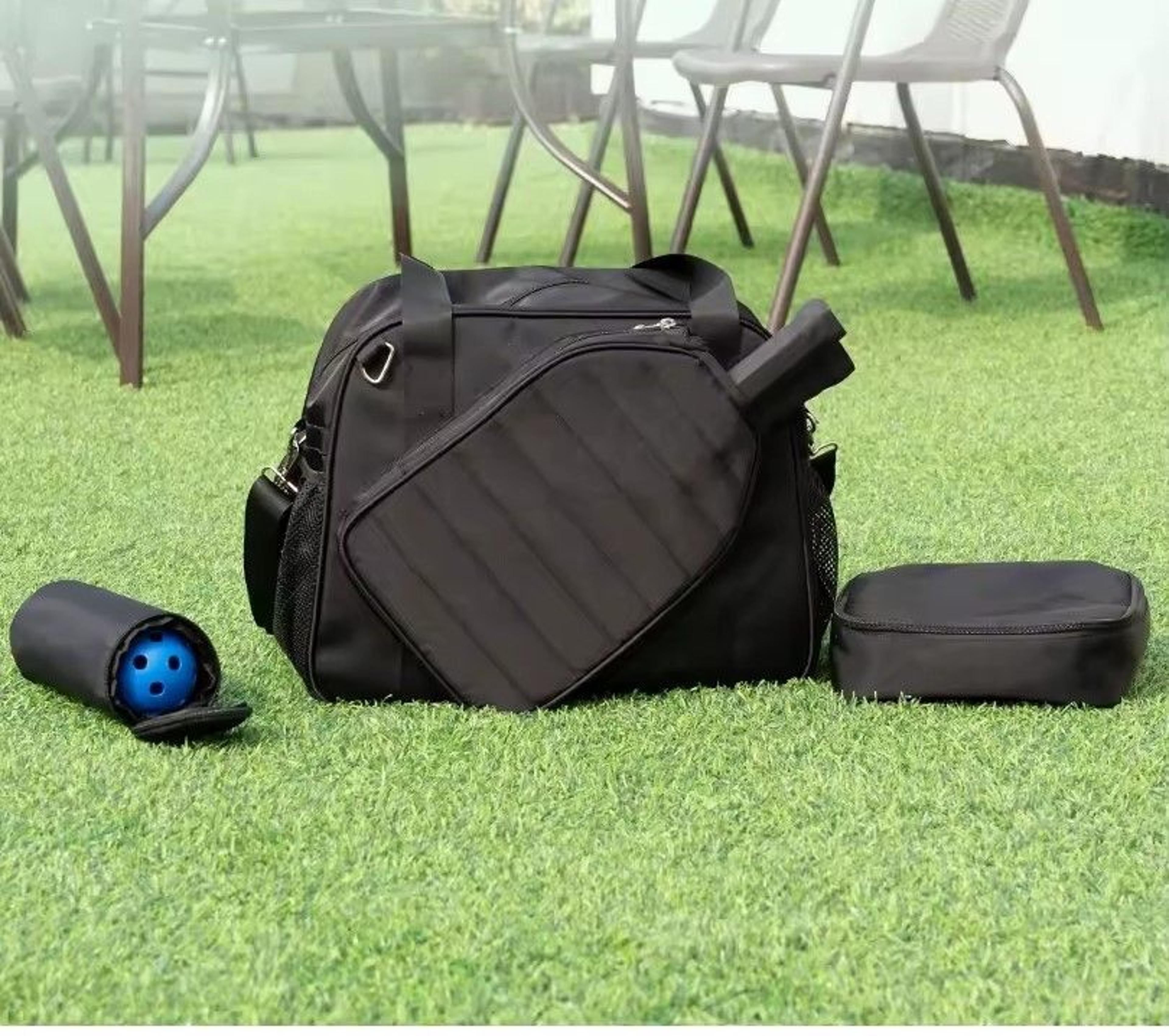 pickleball bag waterproof crossbody pickleball paddle bag with ball & ice storage