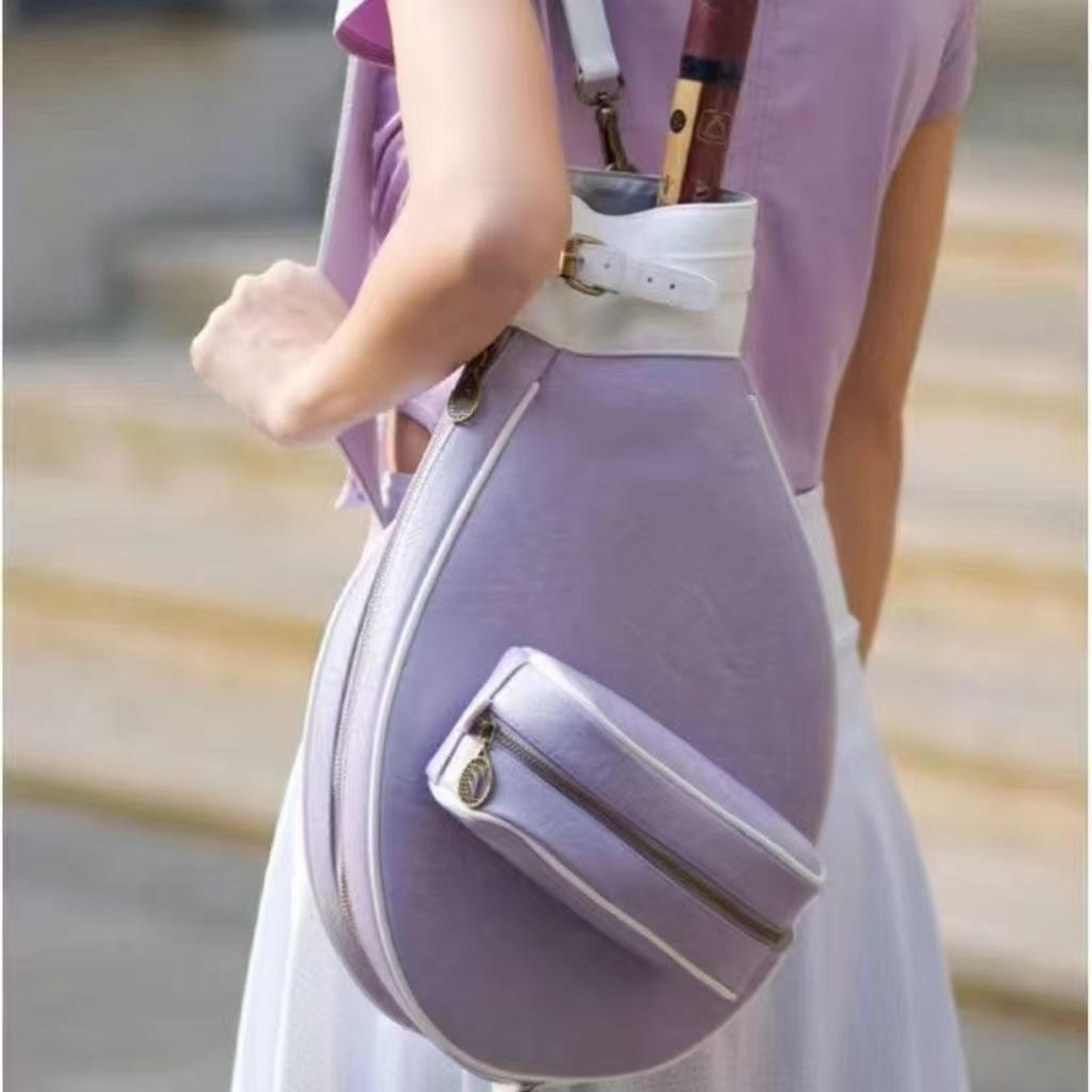 retro tennis racket bag for rackets crossbody badminton bag sports sling backpack