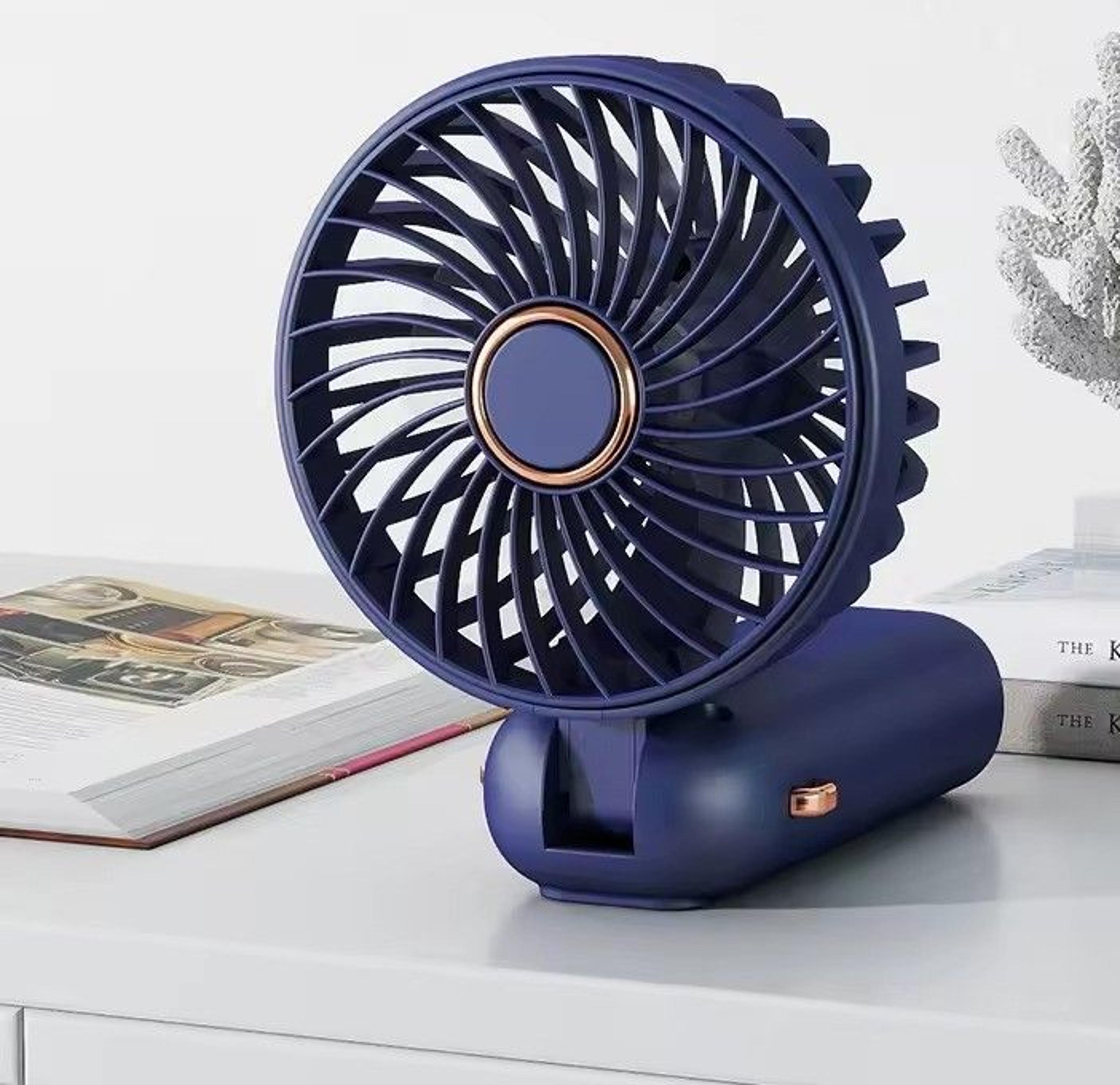 portable mini fan rechargeable handheld usb desk fan with led light foldable personal cooler