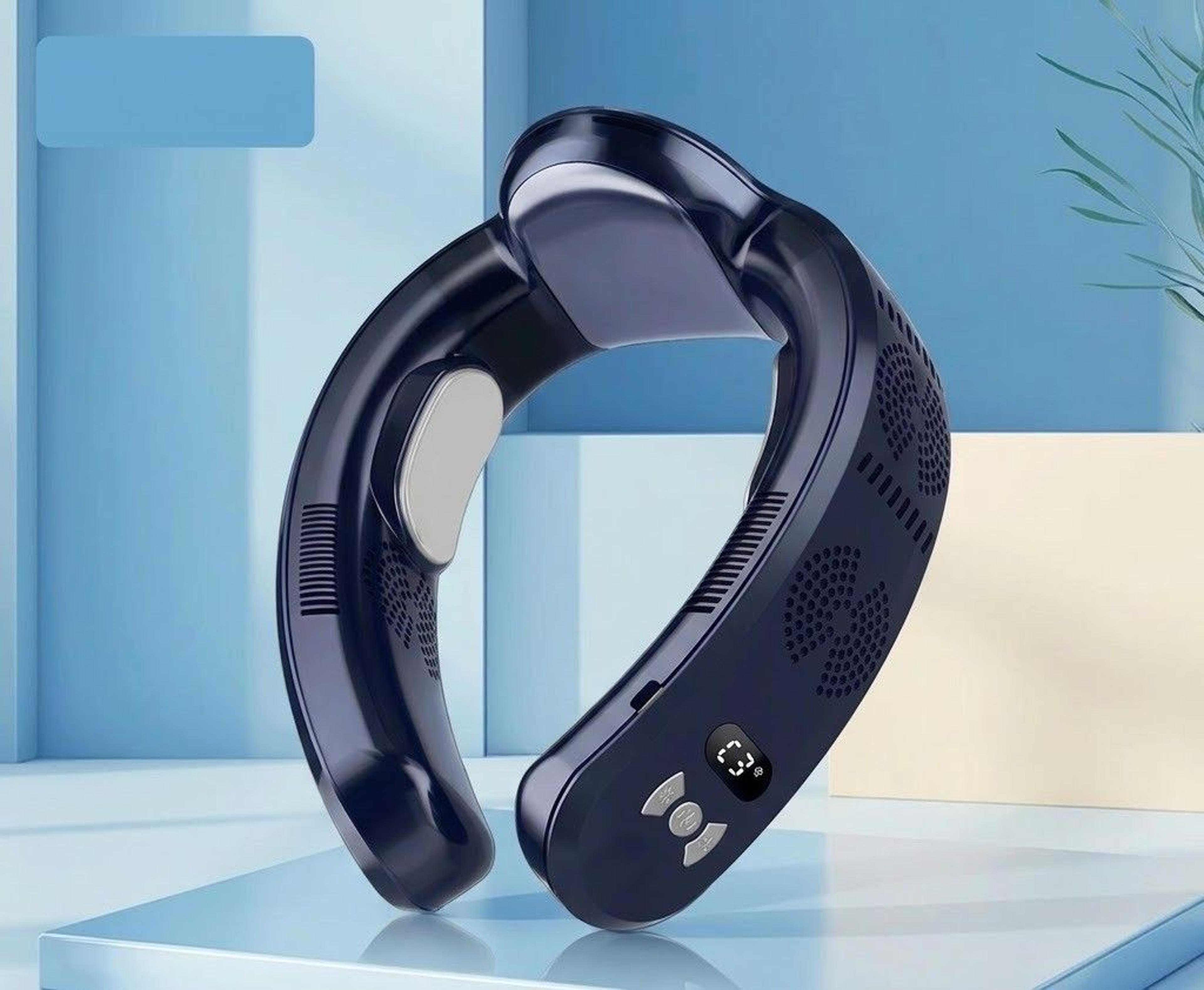portable wearable air conditioner neck cooling fan with rechargeable battery