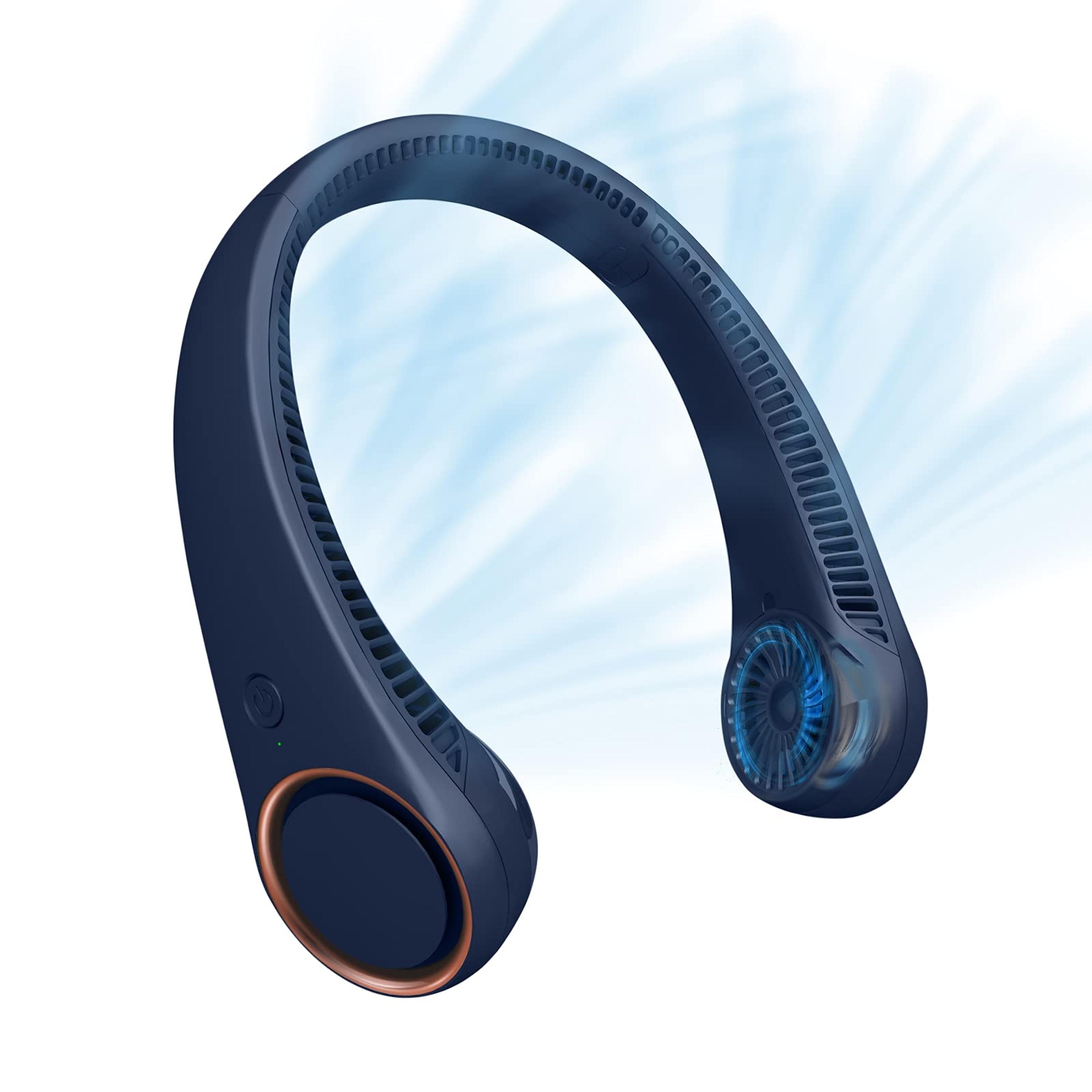 portable neck fan rechargeable bladeless hands free cooling fan