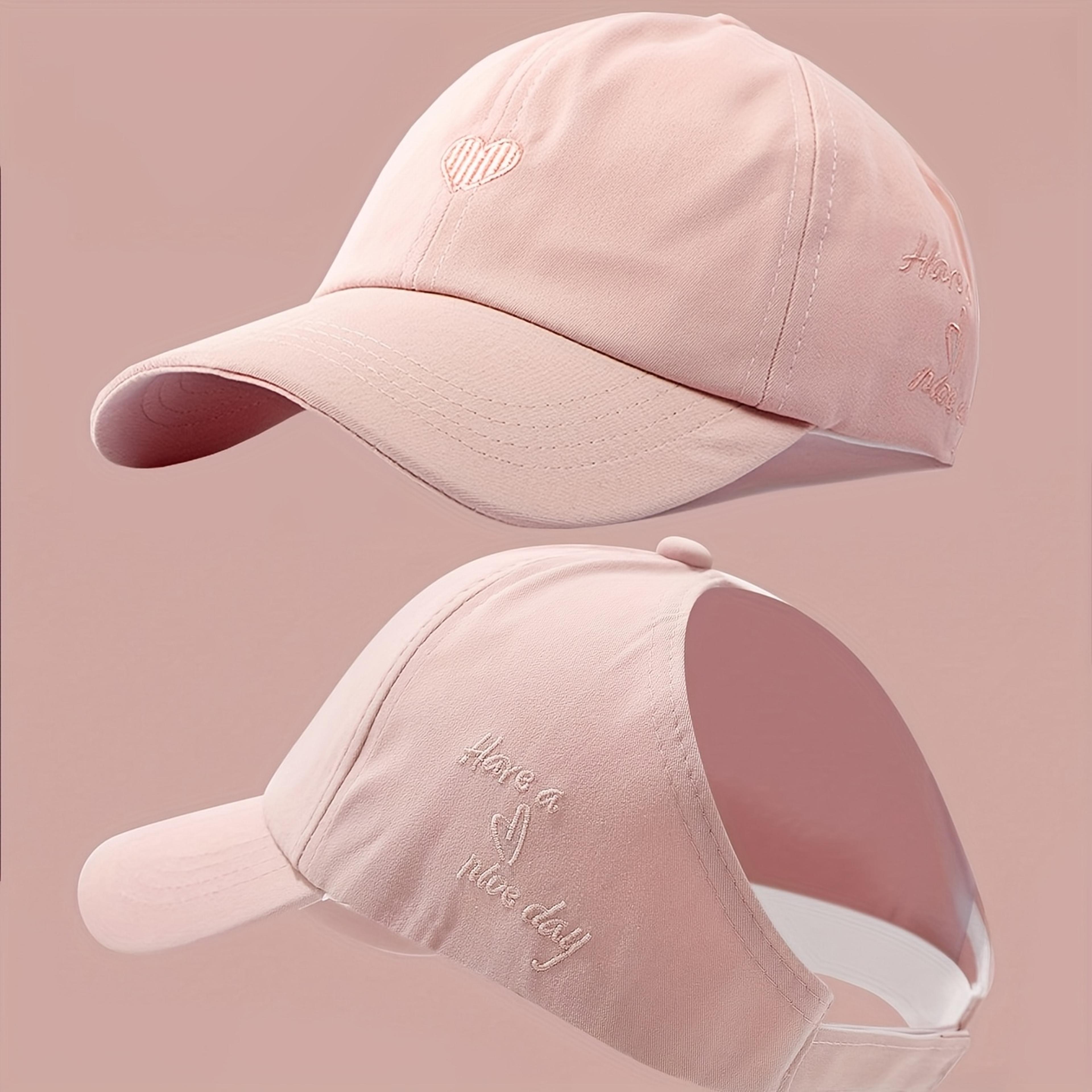 women's ponytail baseball cap uv protection breathable summer sun visor