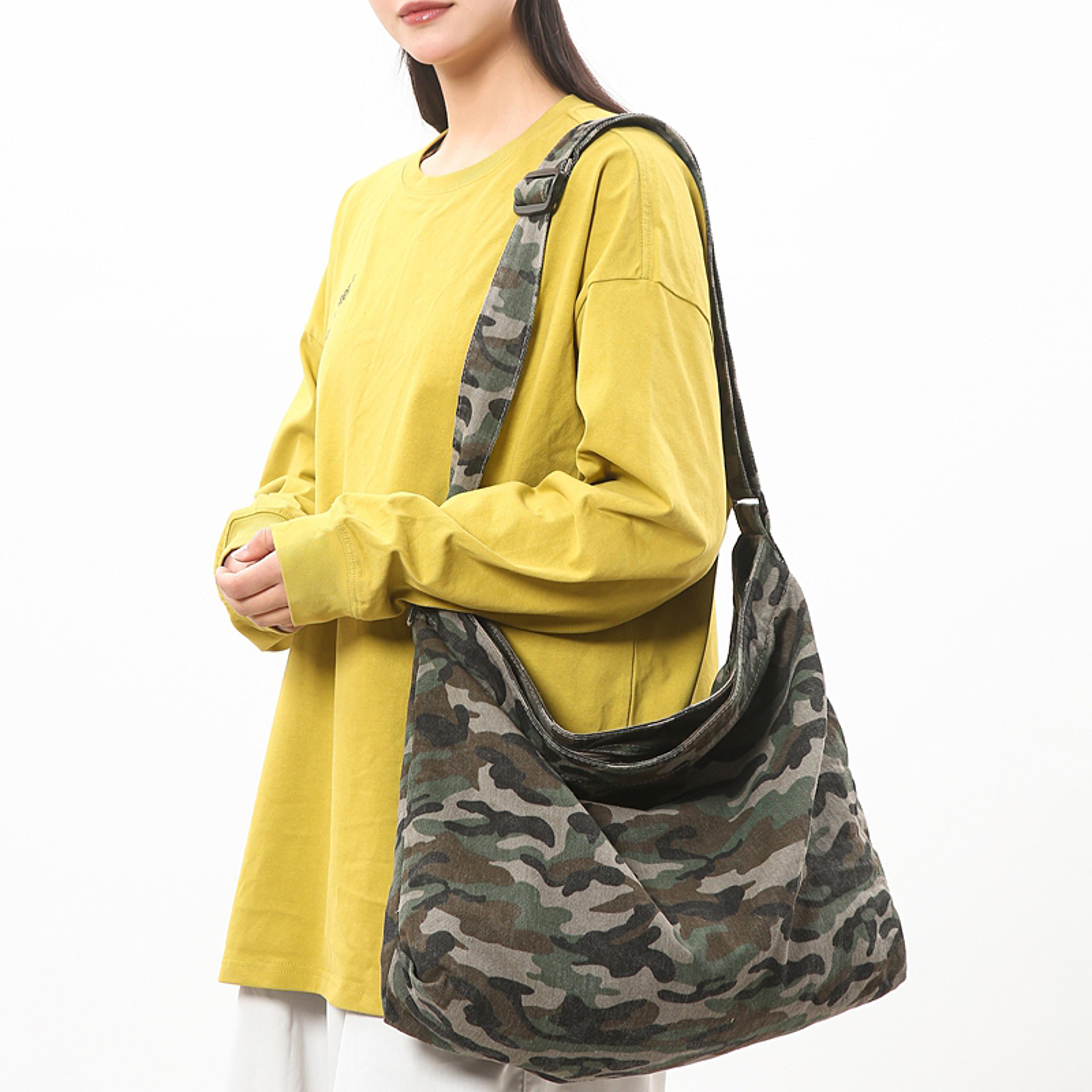 urban trail canvas shoulder bag large capacity crossbody tote