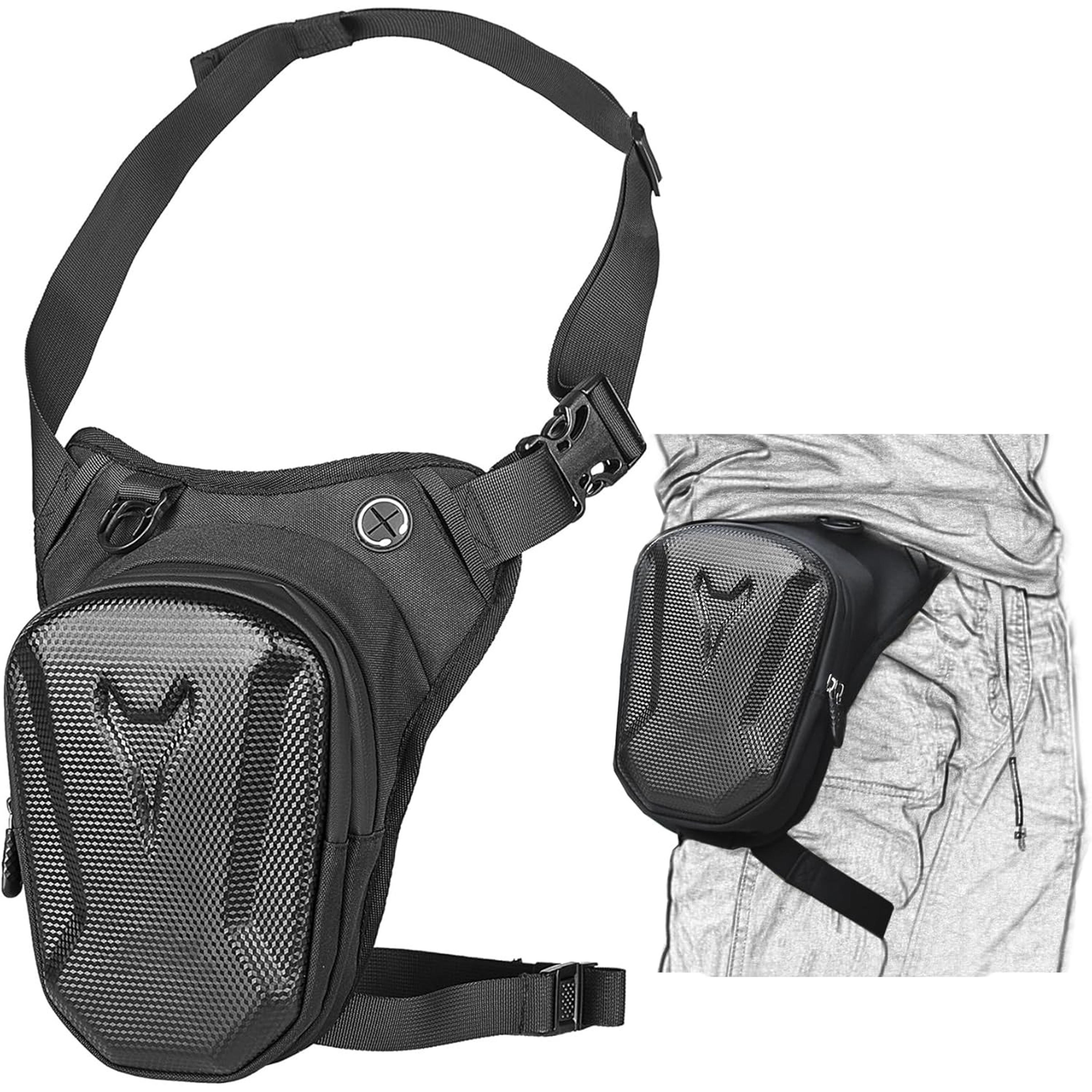 motorcycle leg bag waterproof motorcycle waist & thigh travel pack