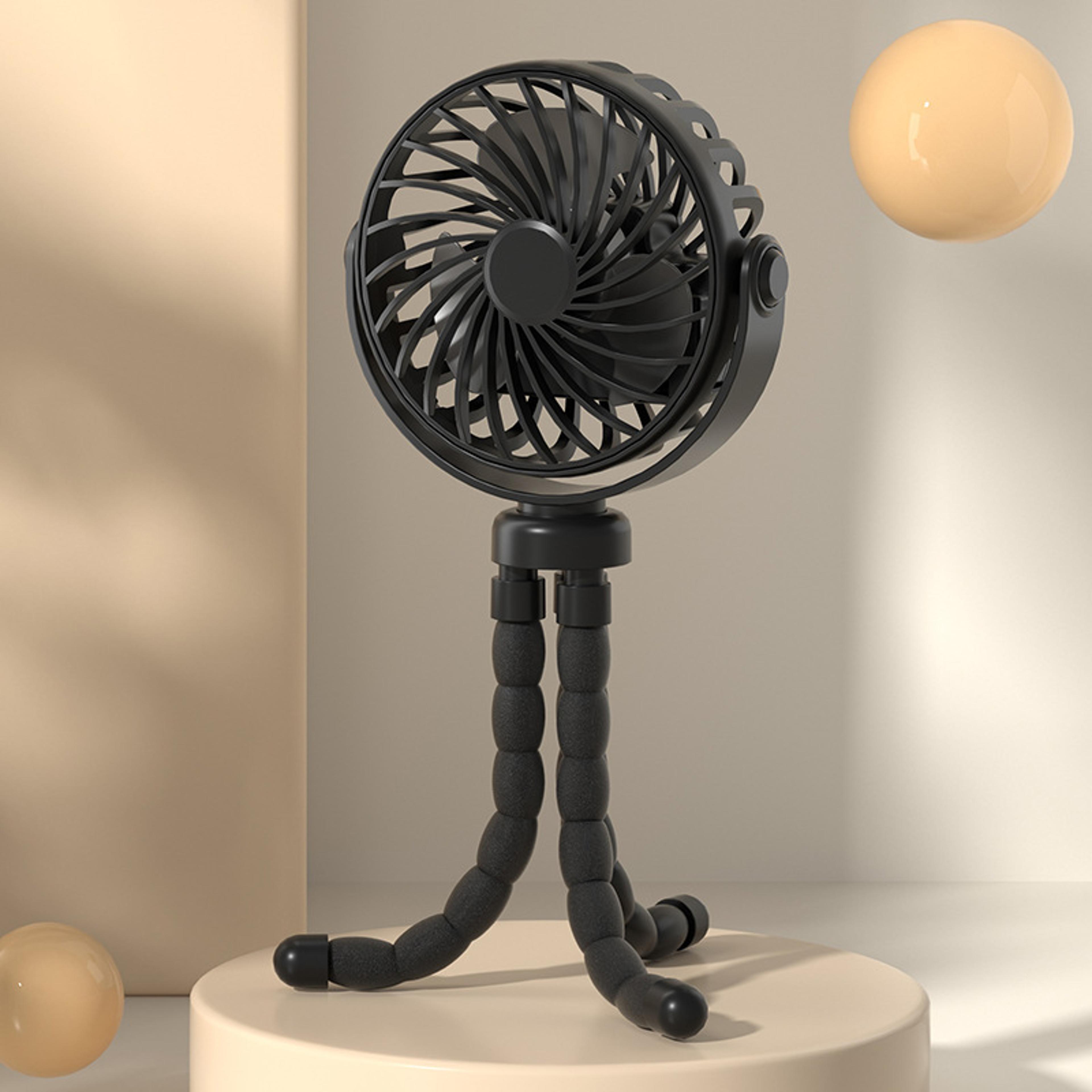 bladeless baby stroller fan usb rechargeable portable neck & handheld cooling fan