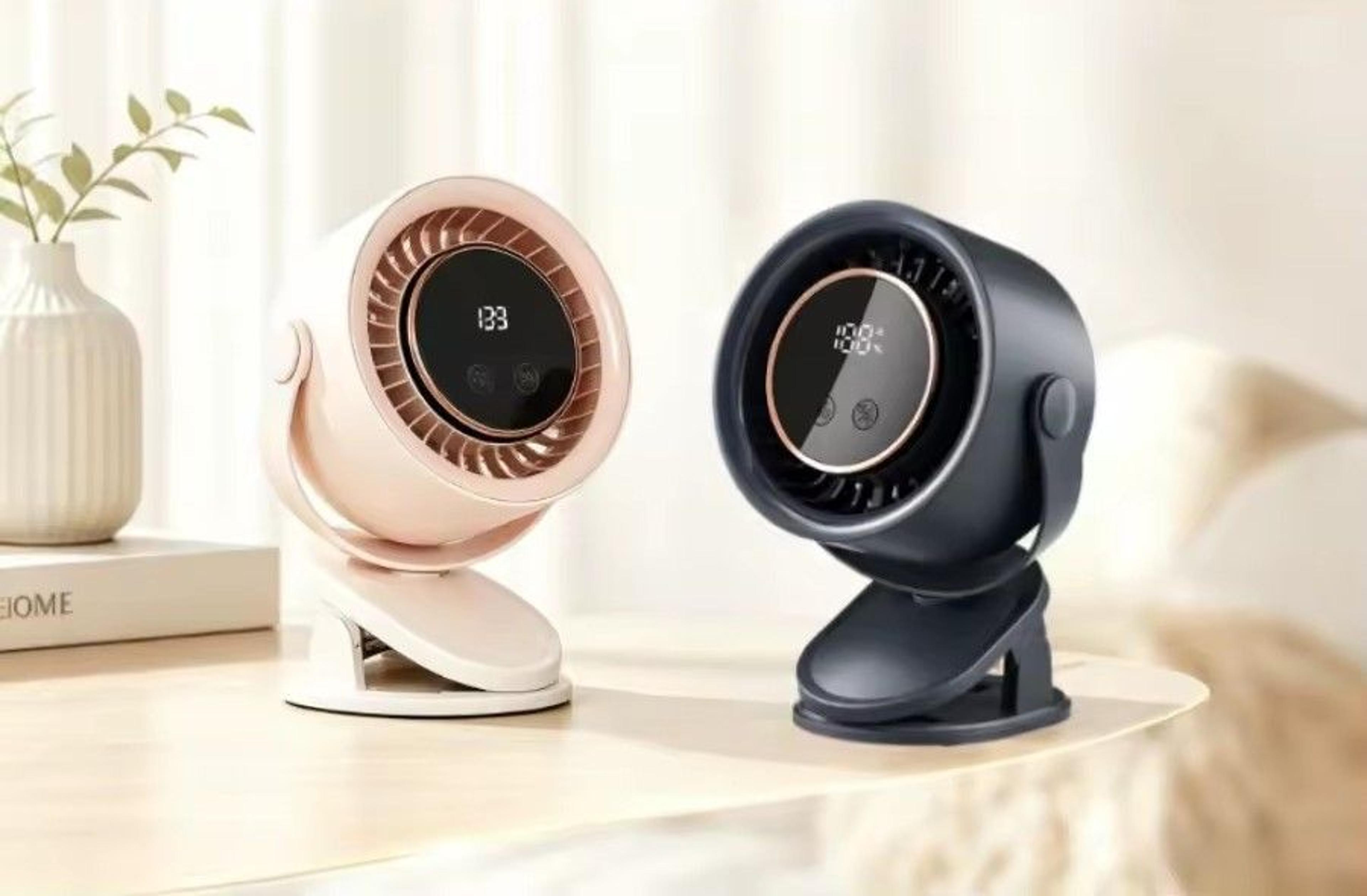 rechargeable mini clip on fan portable usb fan for stroller, desk & travel