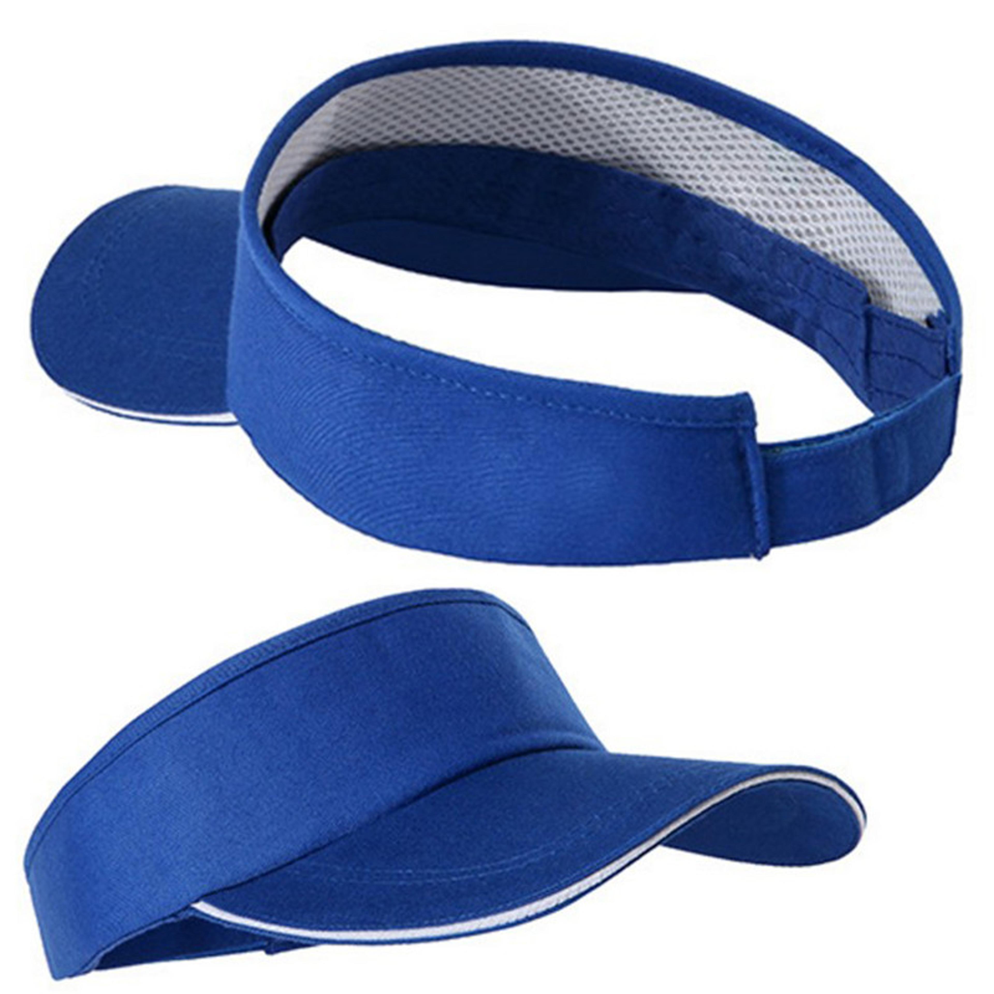 performance tennis visor adjustable sports visor hat for running, golf & outdoor activities