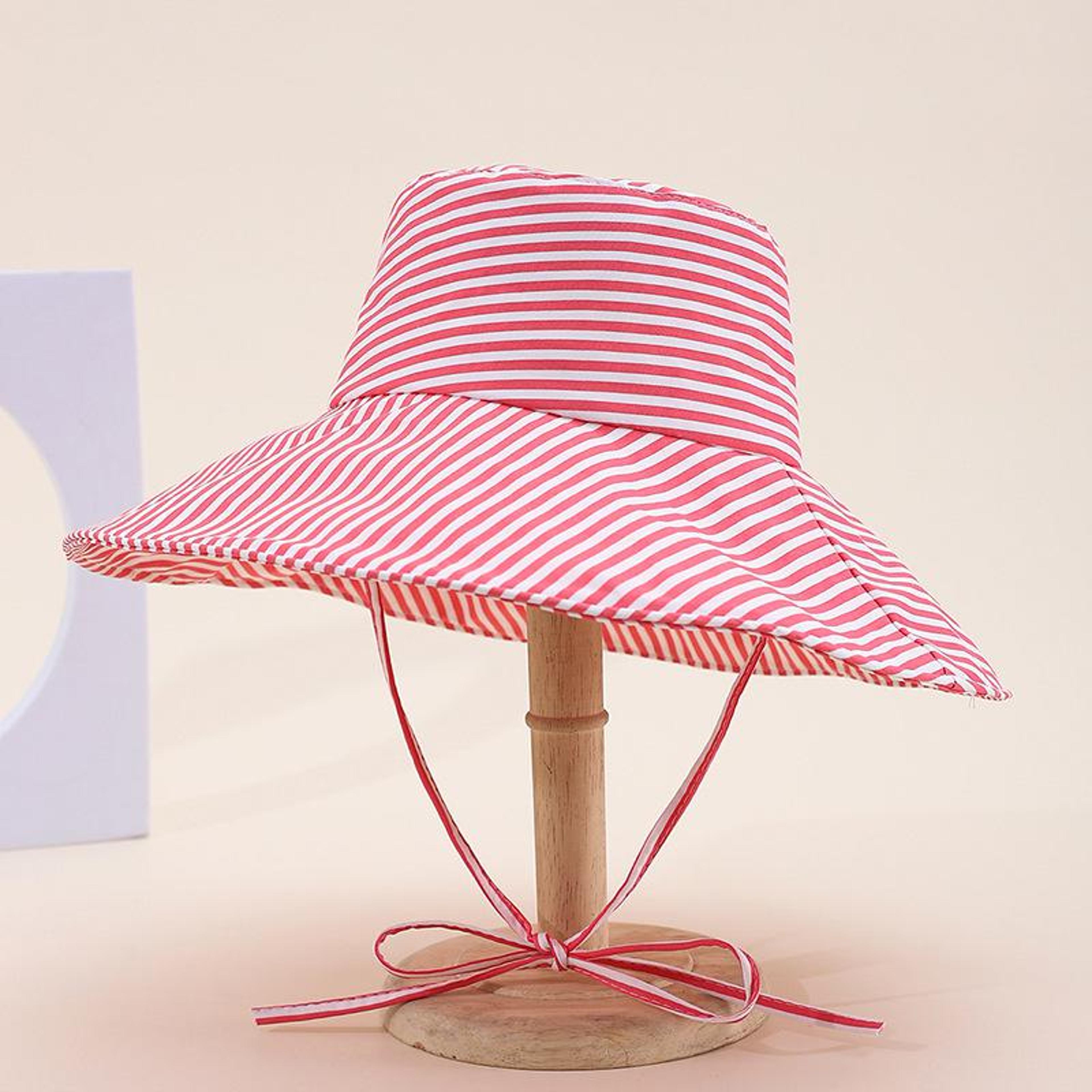 women's bucket hat wide brim sun hat foldable summer beach travel hat