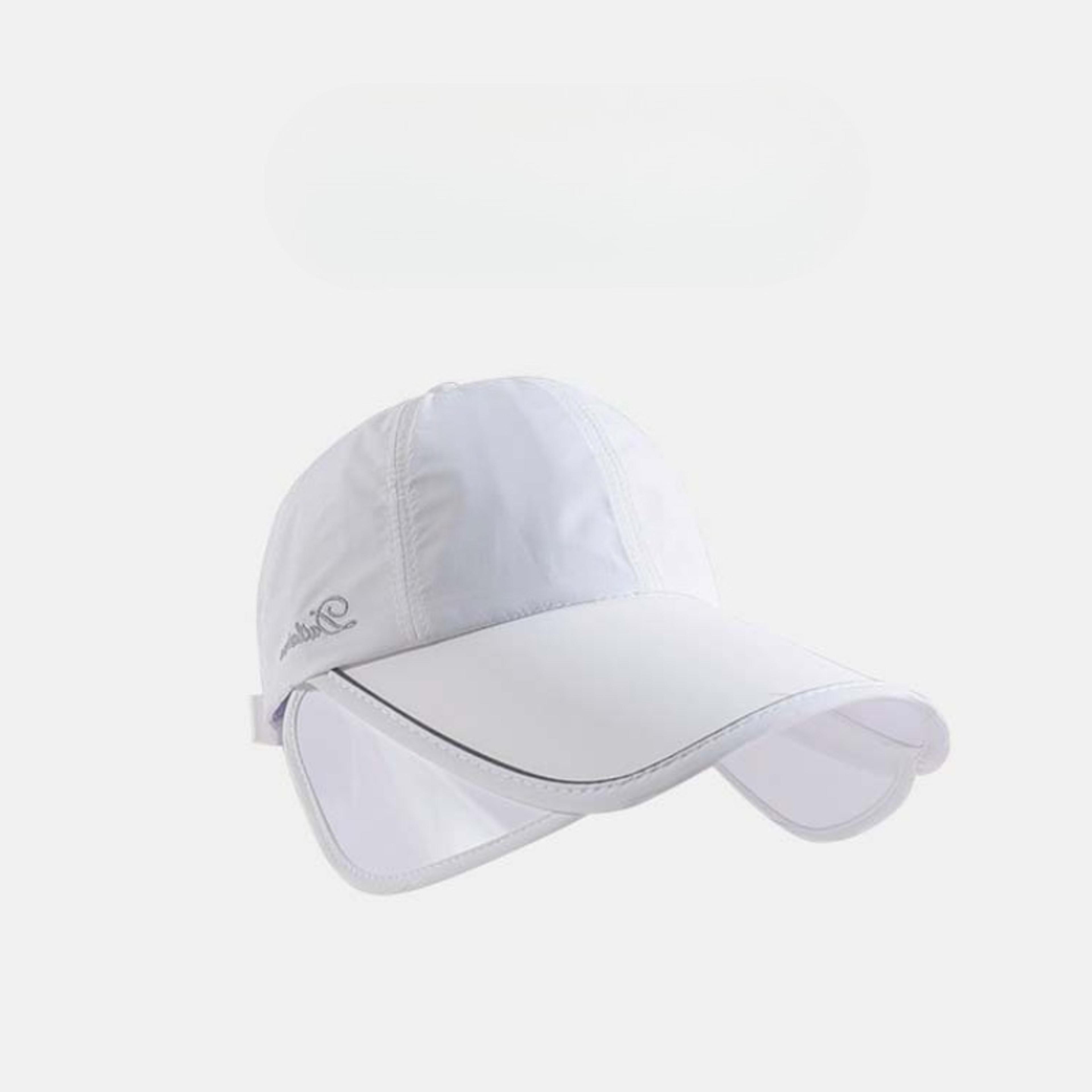 women's wide brim sun hat with ponytail opening uv protection visor cap