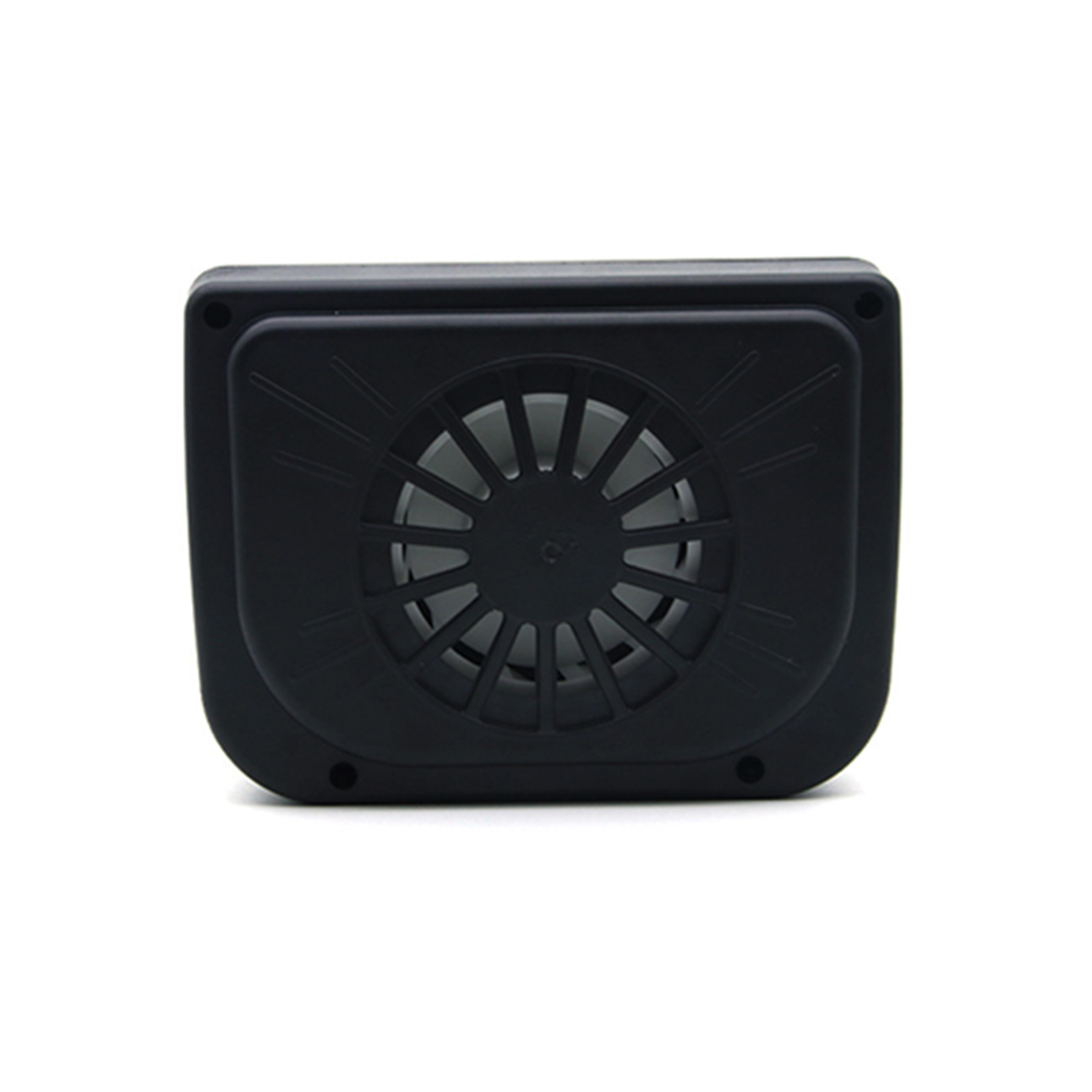 solar car exhaust fan portable car window cooling fan quiet ventilation system