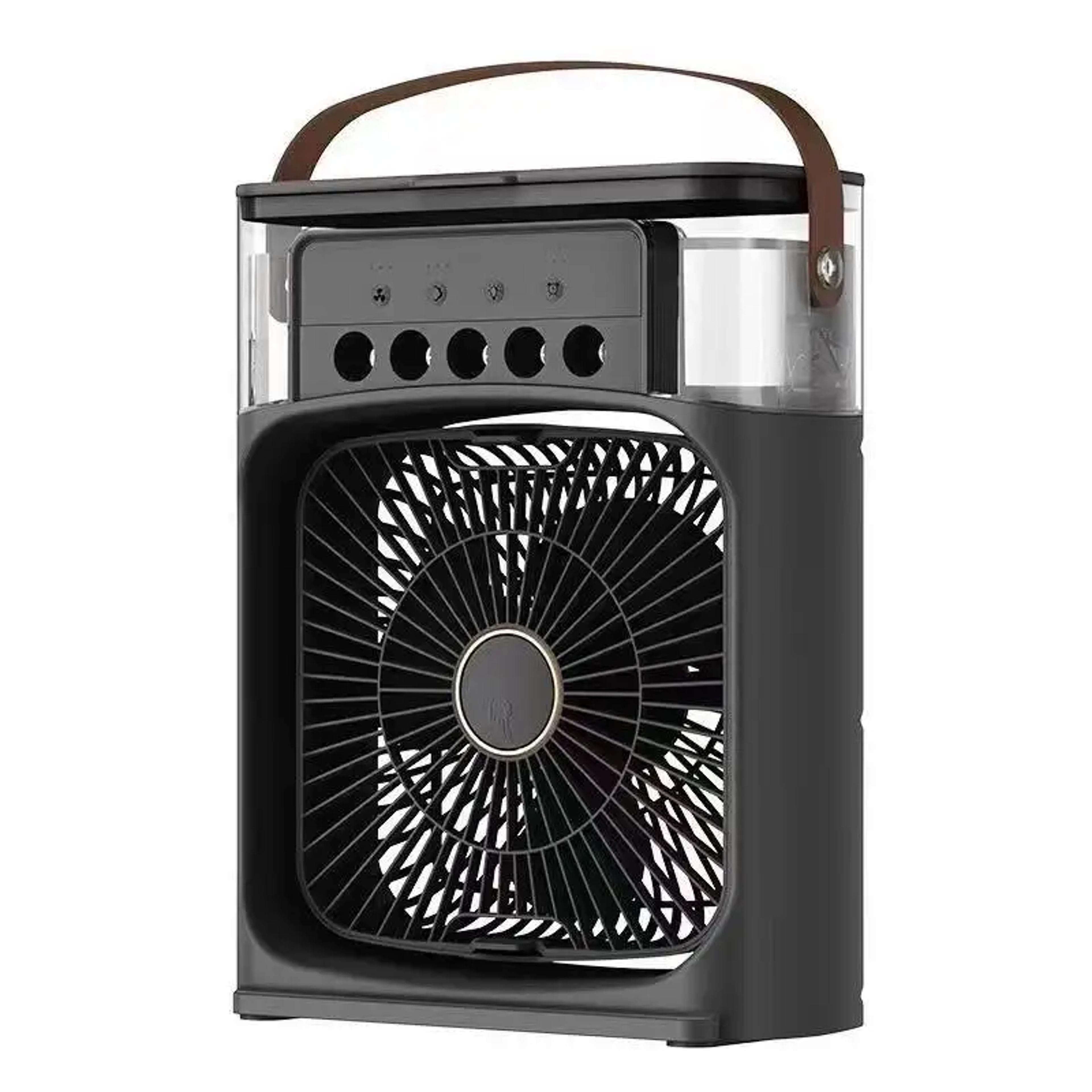 portable air conditioner usb air cooler with mist & led night light