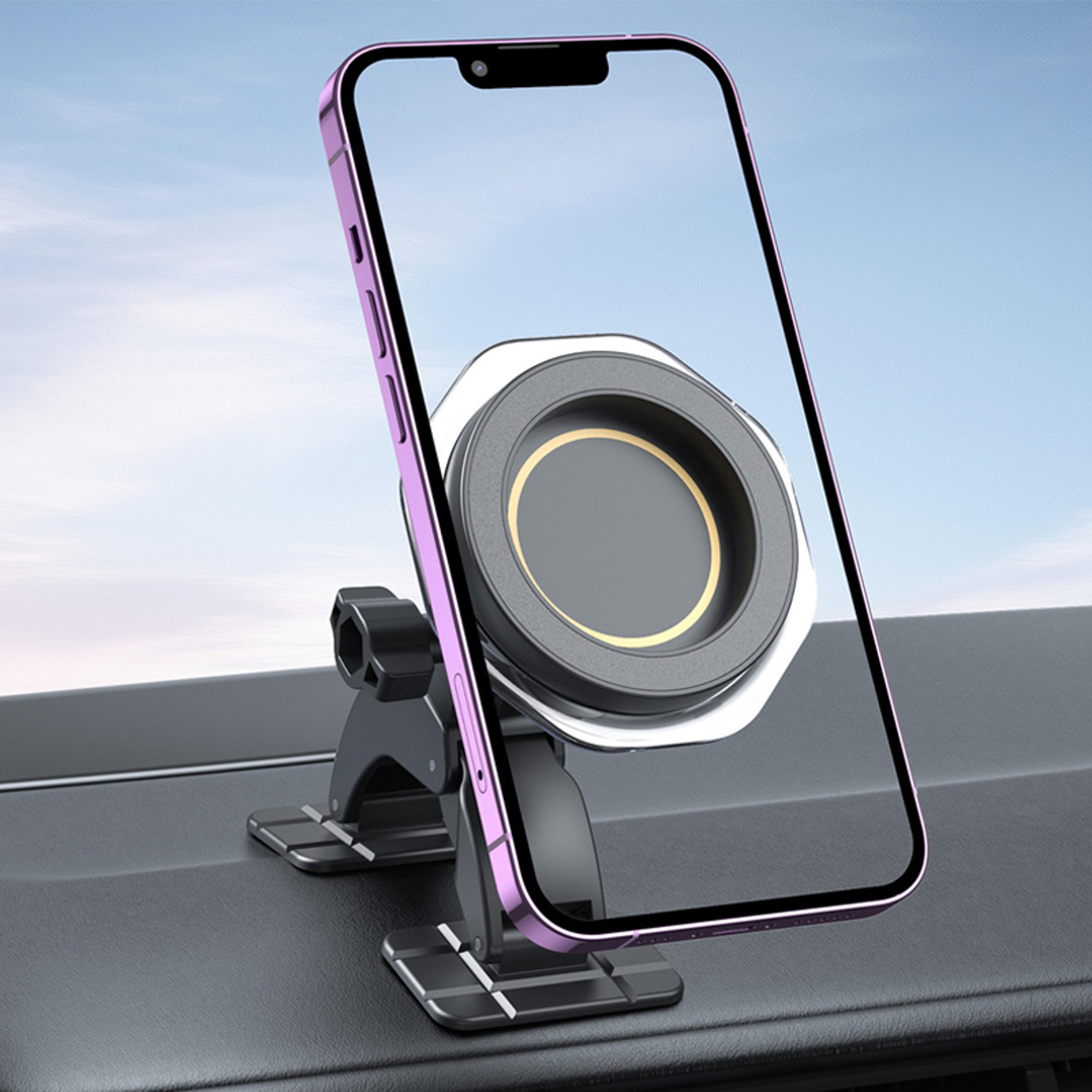 magsafe car mount magnetic phone holder strong dashboard phone mount for iphone & samsung