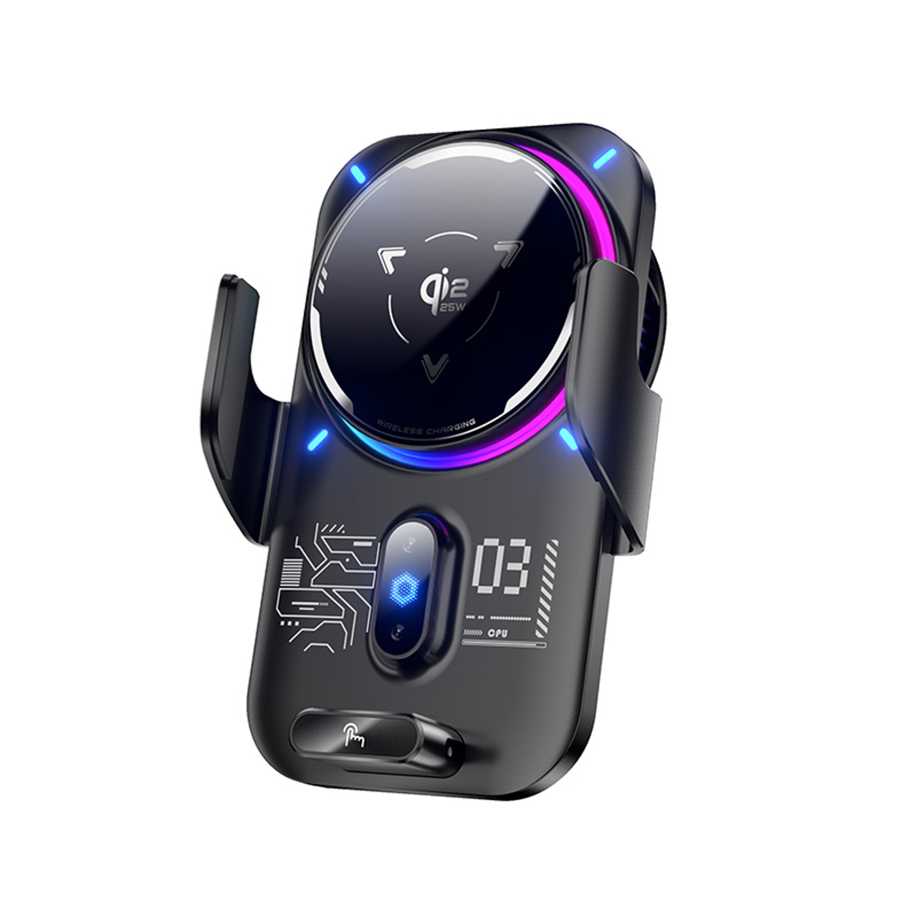 magcool pro magnetic car phone holder with wireless charger & semiconductor cooling
