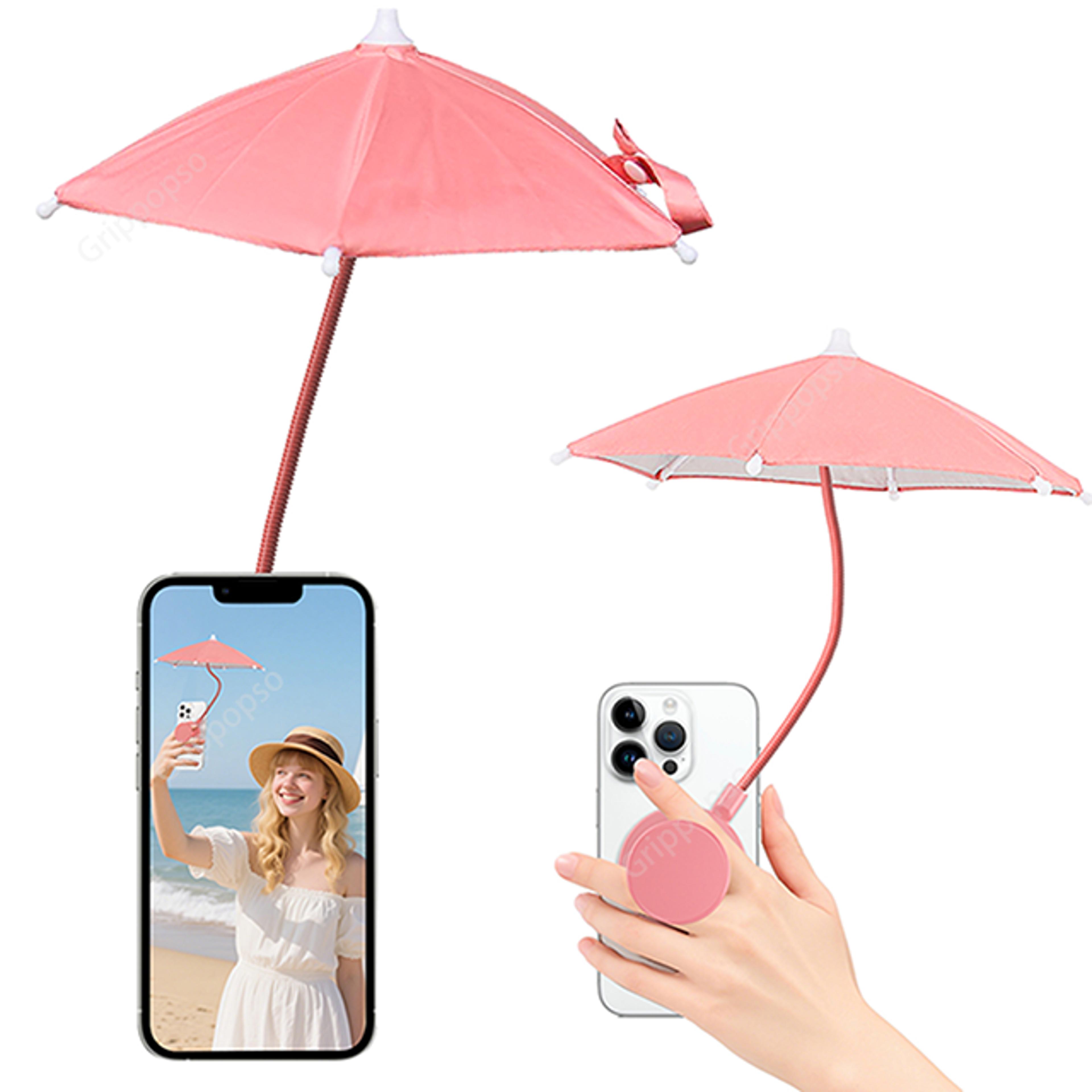magsafe phone grip with magnetic phone umbrella & phone sun shade for iphone series