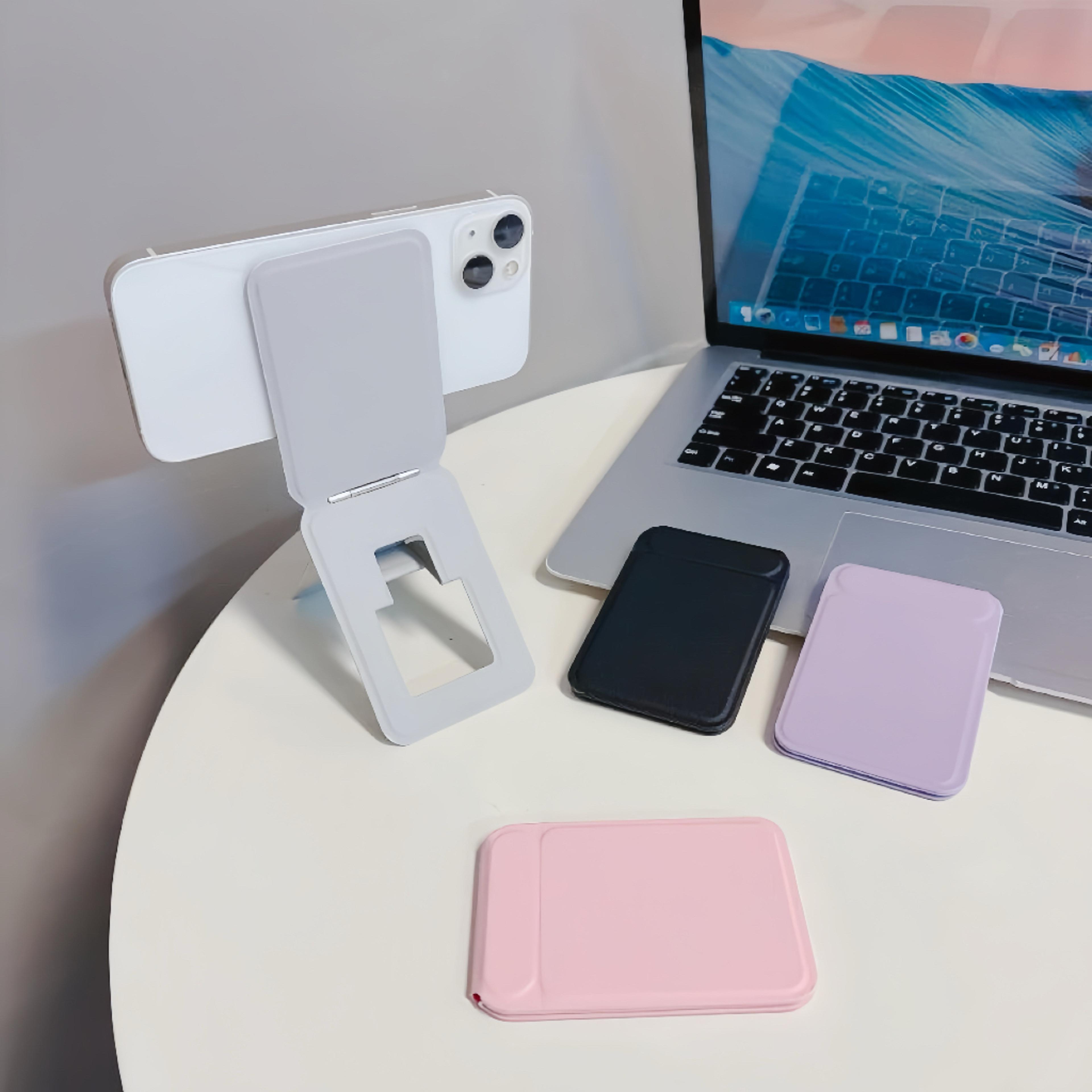 magsnap magnetic phone stand & foldable phone tripod for desk, selfies & content creation