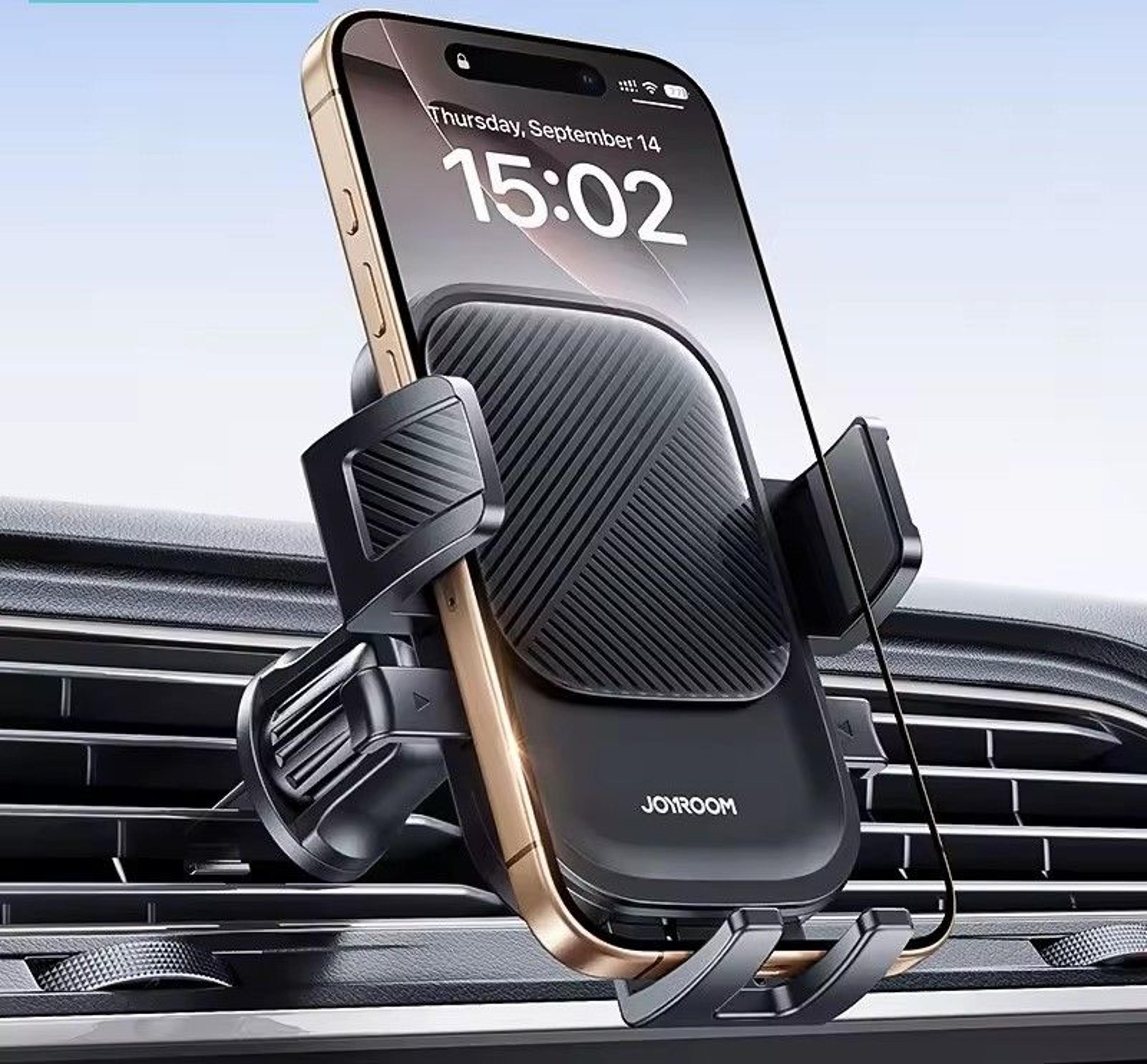 magnetic phone holder with tray table phone mount & universal clamp