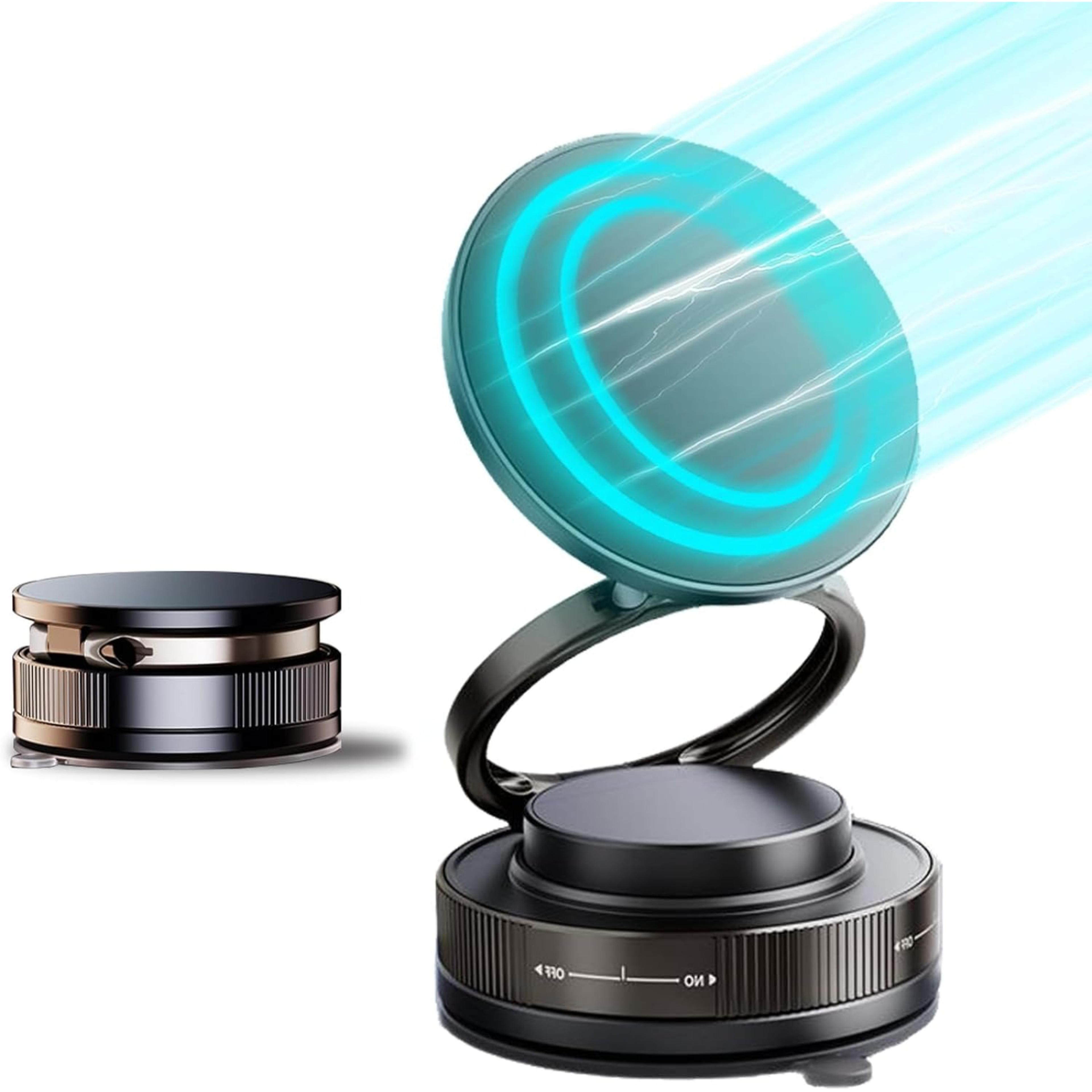 maggrip vacuum magnetic car phone holder with foldable dashboard phone mount